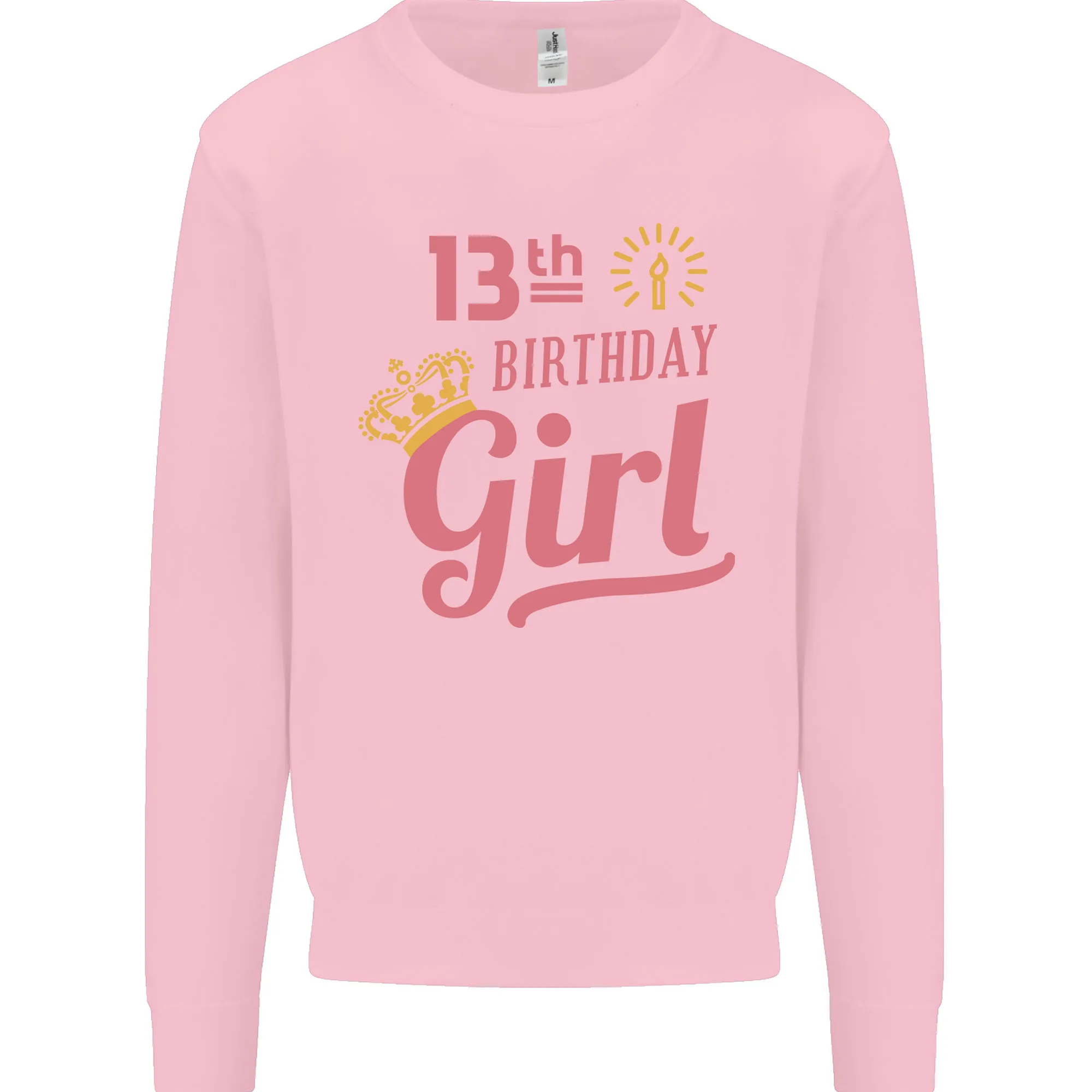 13th Birthday Girl 13 Year Old Princess Kids Sweatshirt Jumper