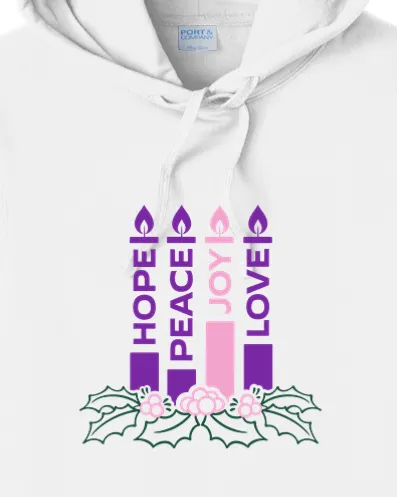 Advent Wreath Hoodie Sweatshirt