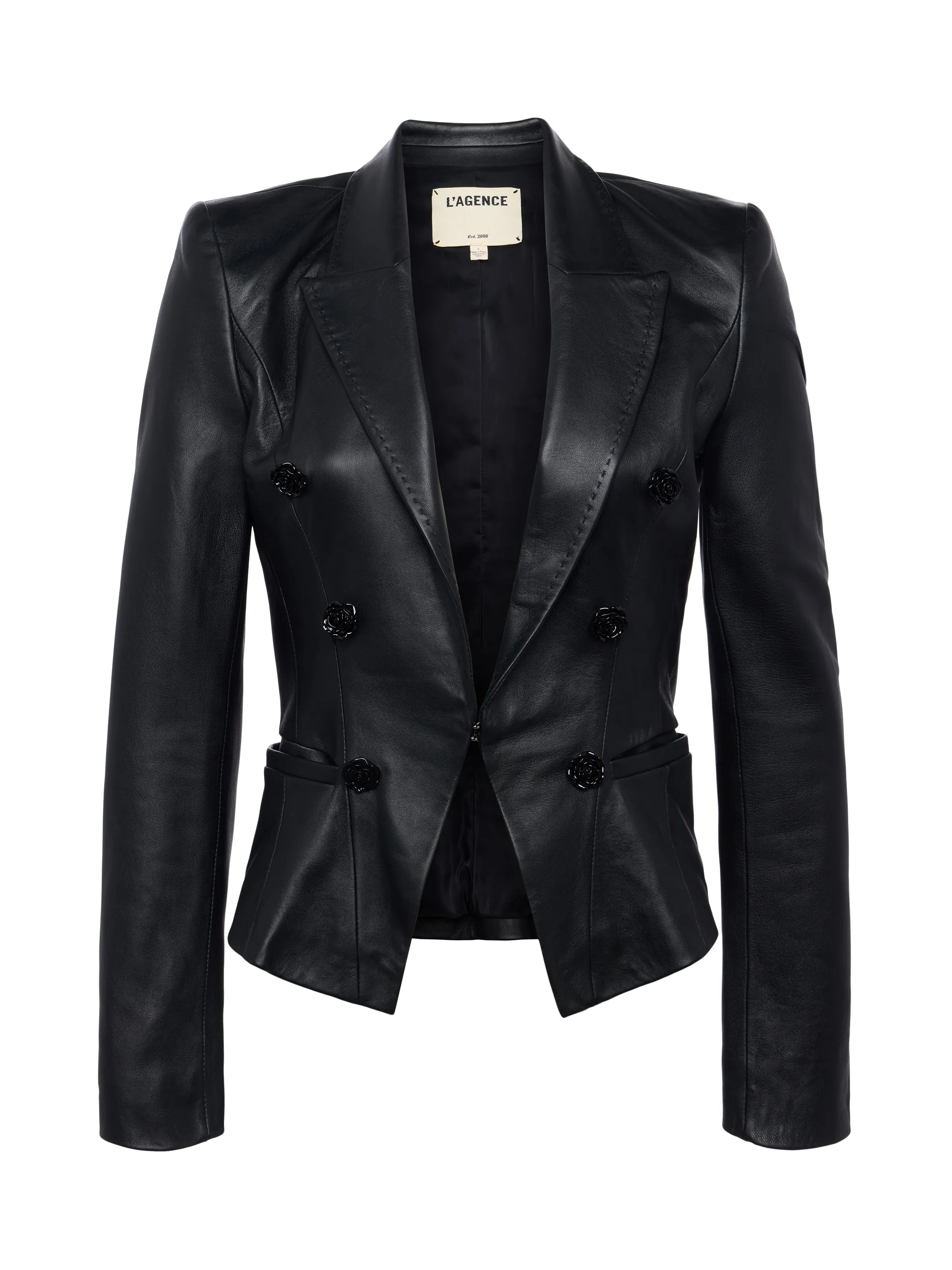 Andalusia Leather Blazer