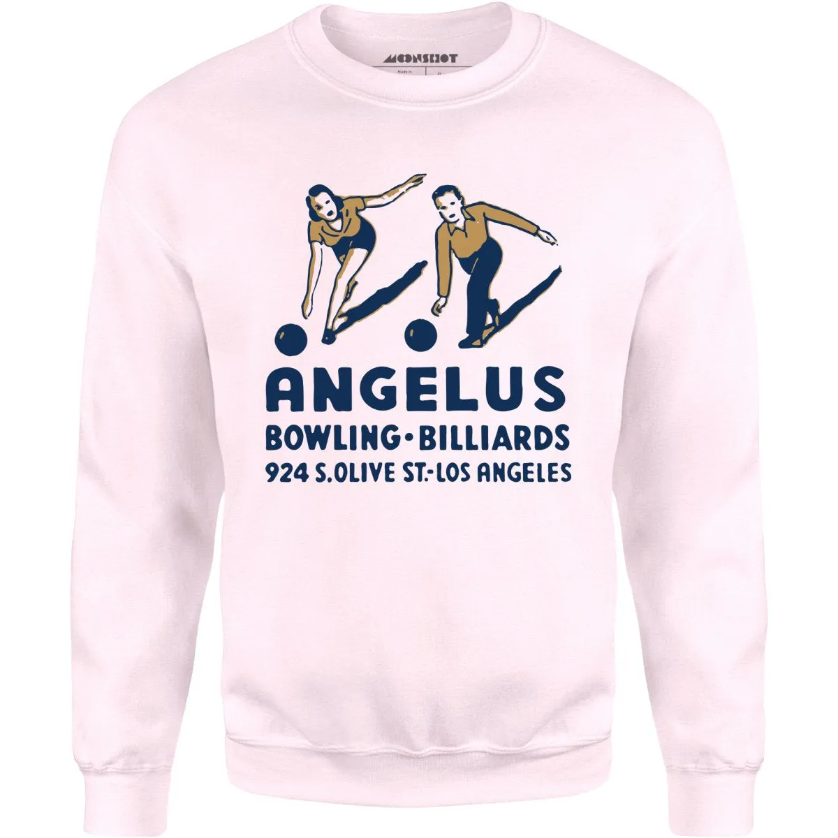 Angelus - Los Angeles, CA - Vintage Bowling Alley - Unisex Sweatshirt