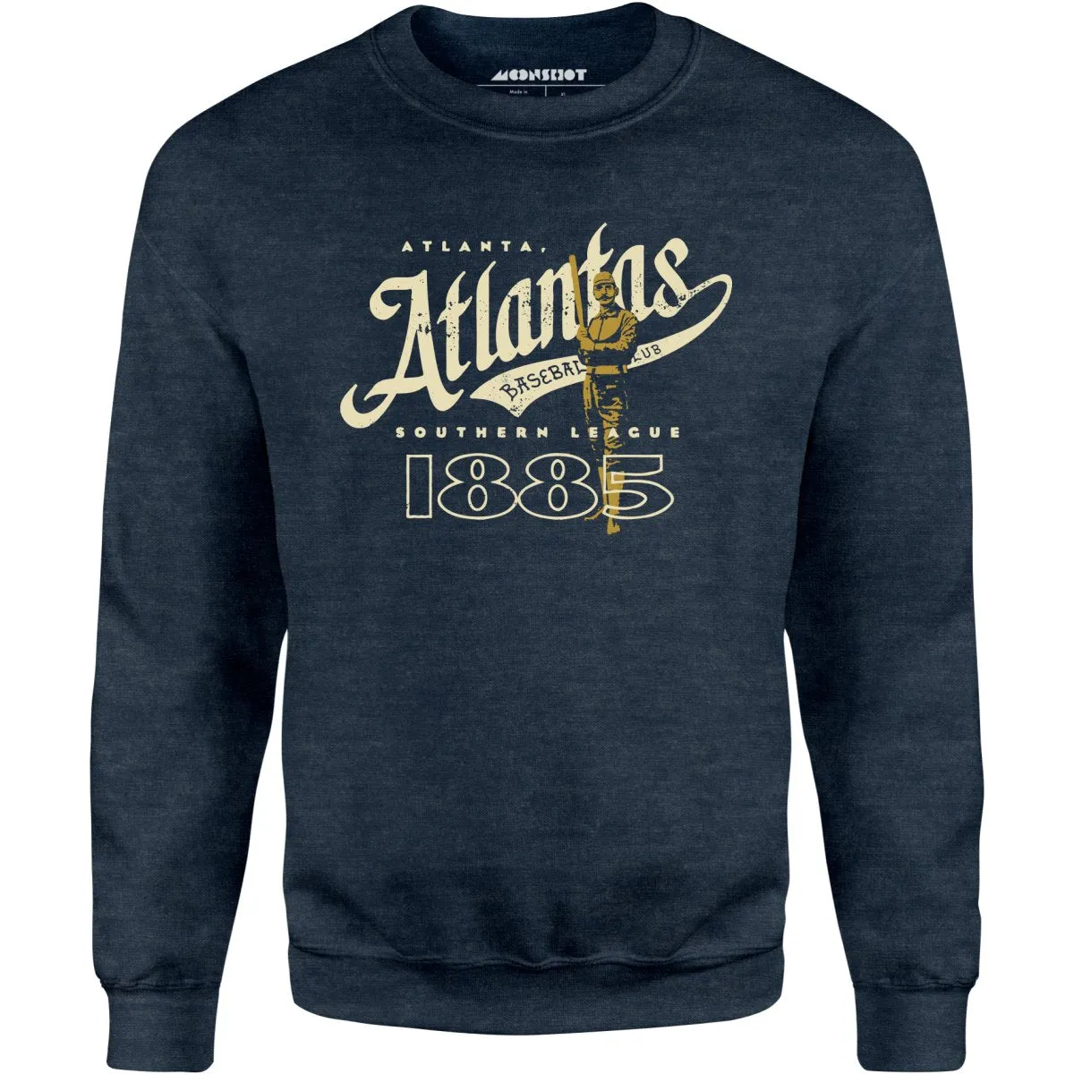 Atlanta Atlantas - Georgia - Vintage Defunct Baseball Teams - Unisex Sweatshirt