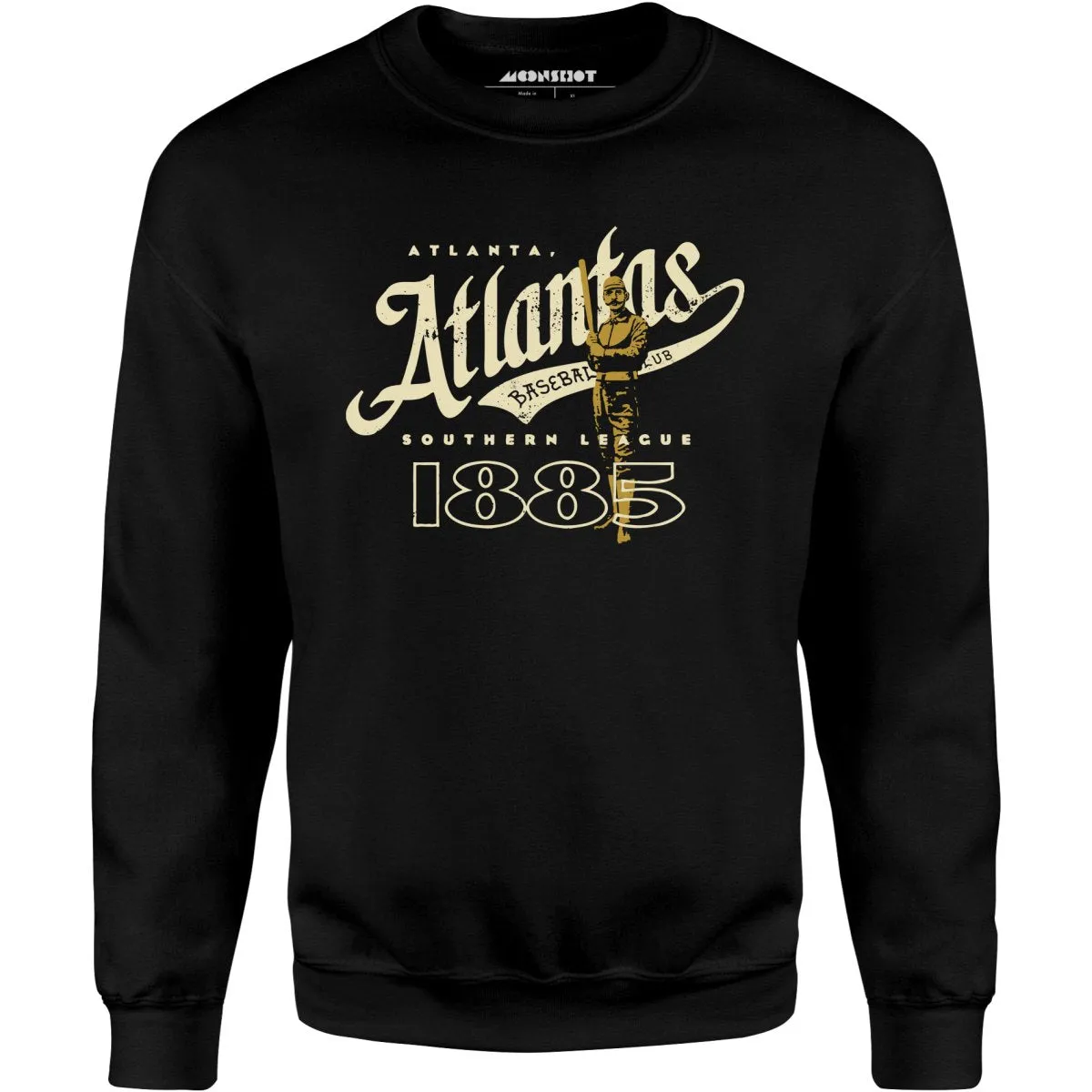 Atlanta Atlantas - Georgia - Vintage Defunct Baseball Teams - Unisex Sweatshirt