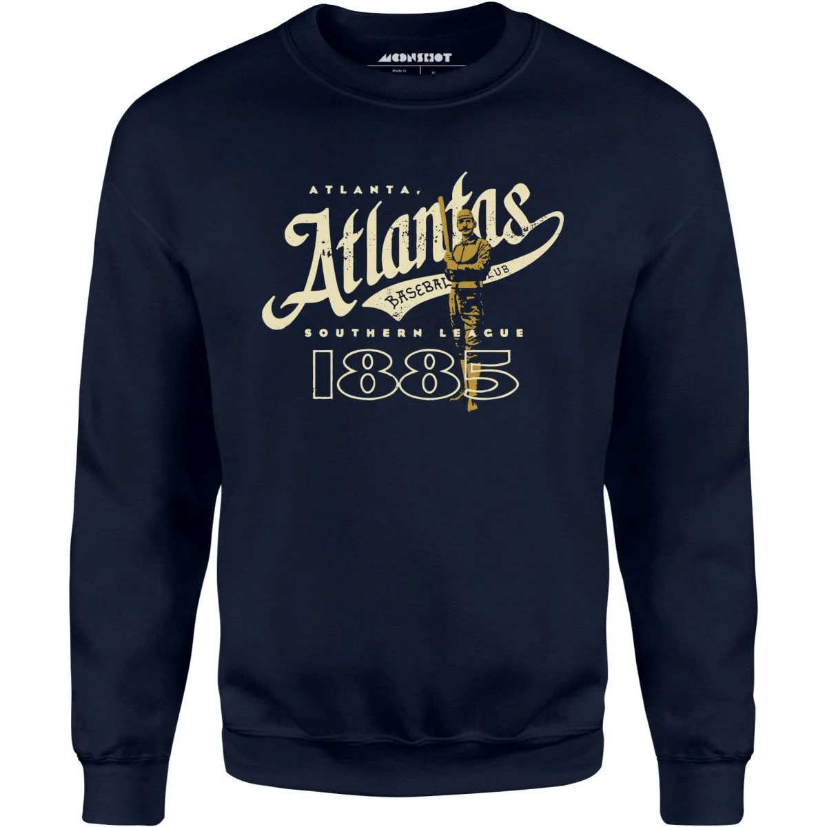 Atlanta Atlantas - Georgia - Vintage Defunct Baseball Teams - Unisex Sweatshirt