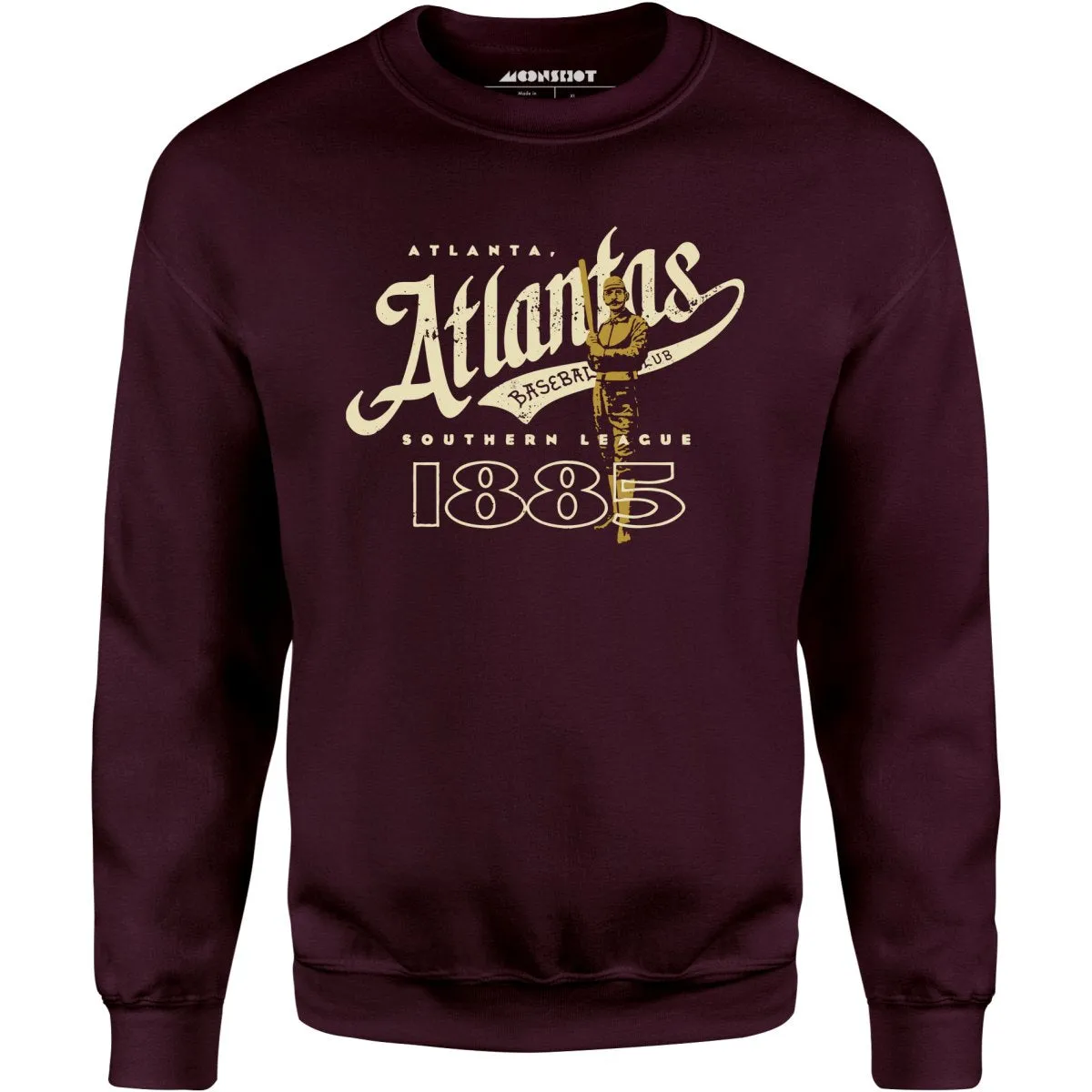 Atlanta Atlantas - Georgia - Vintage Defunct Baseball Teams - Unisex Sweatshirt