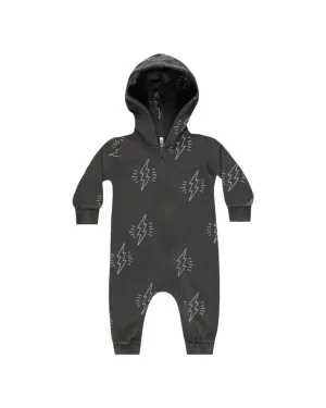 Baby Boy Jumpsuits and Rompers| Hooded Jumpsuits- Bolts| Rylee and Cru