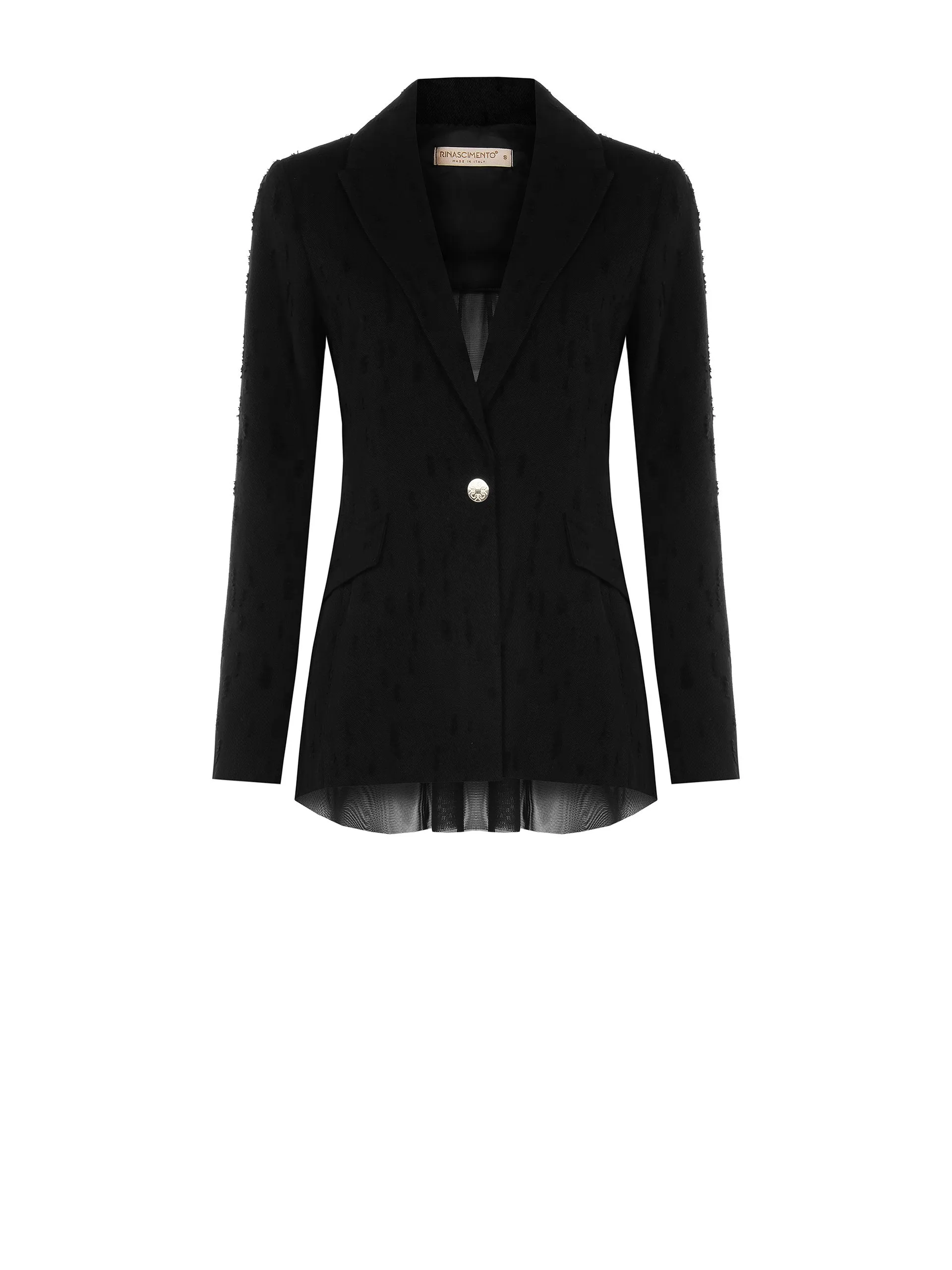 Back Sheered Blazer