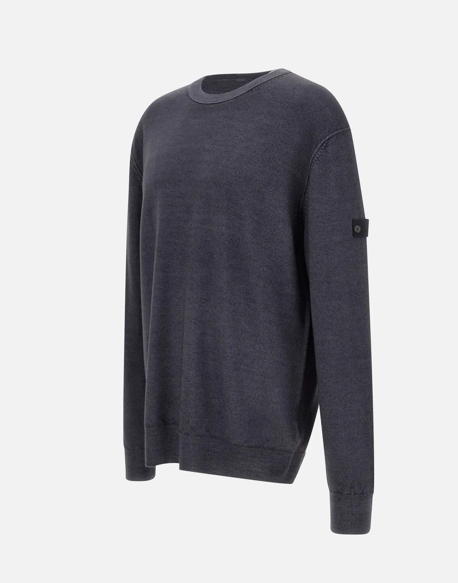 Badra Men's Black Wool Sweater