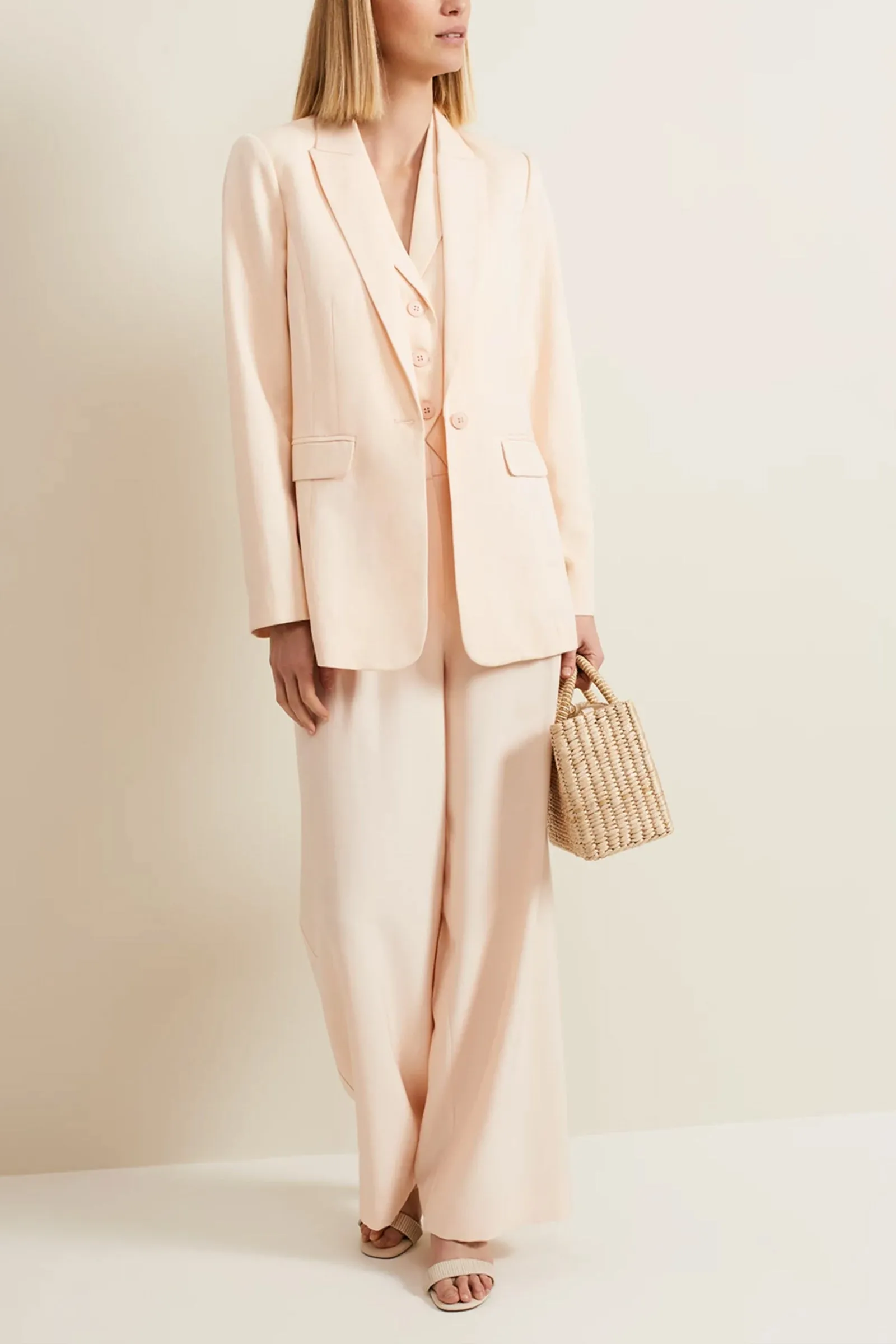 Bianca Suit Jacket & Wide Leg Trousers