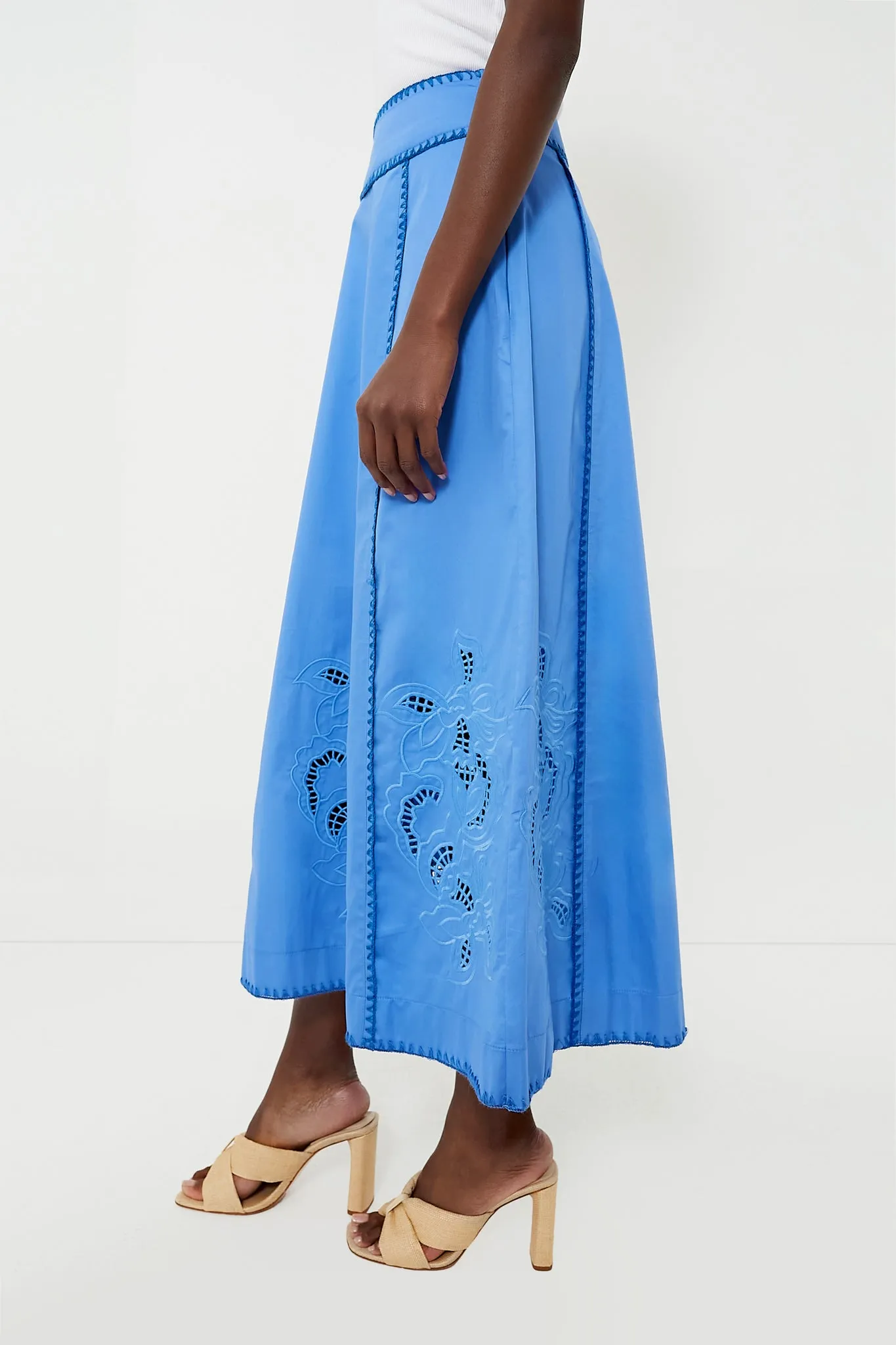 Blue Rosalie Skirt