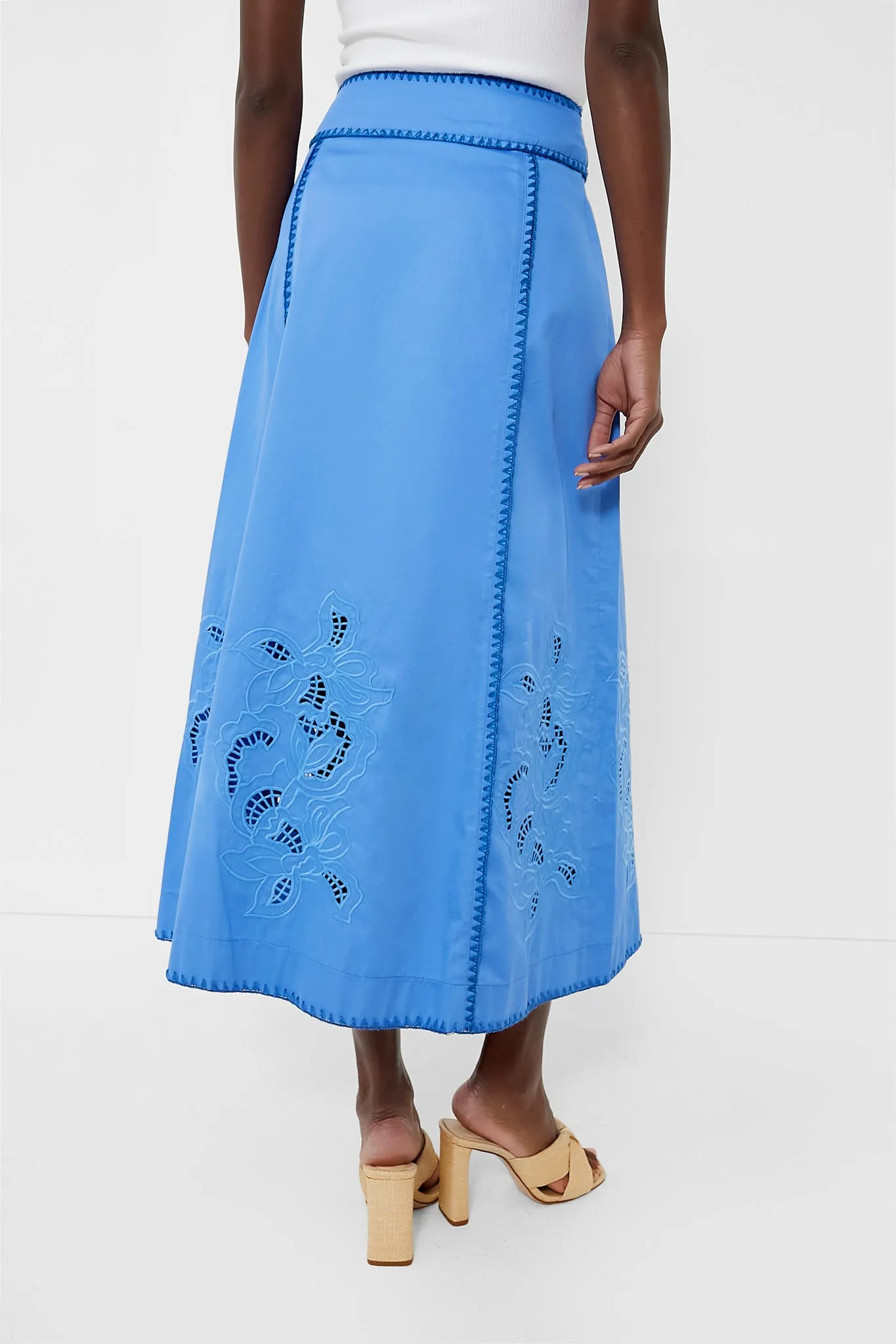 Blue Rosalie Skirt