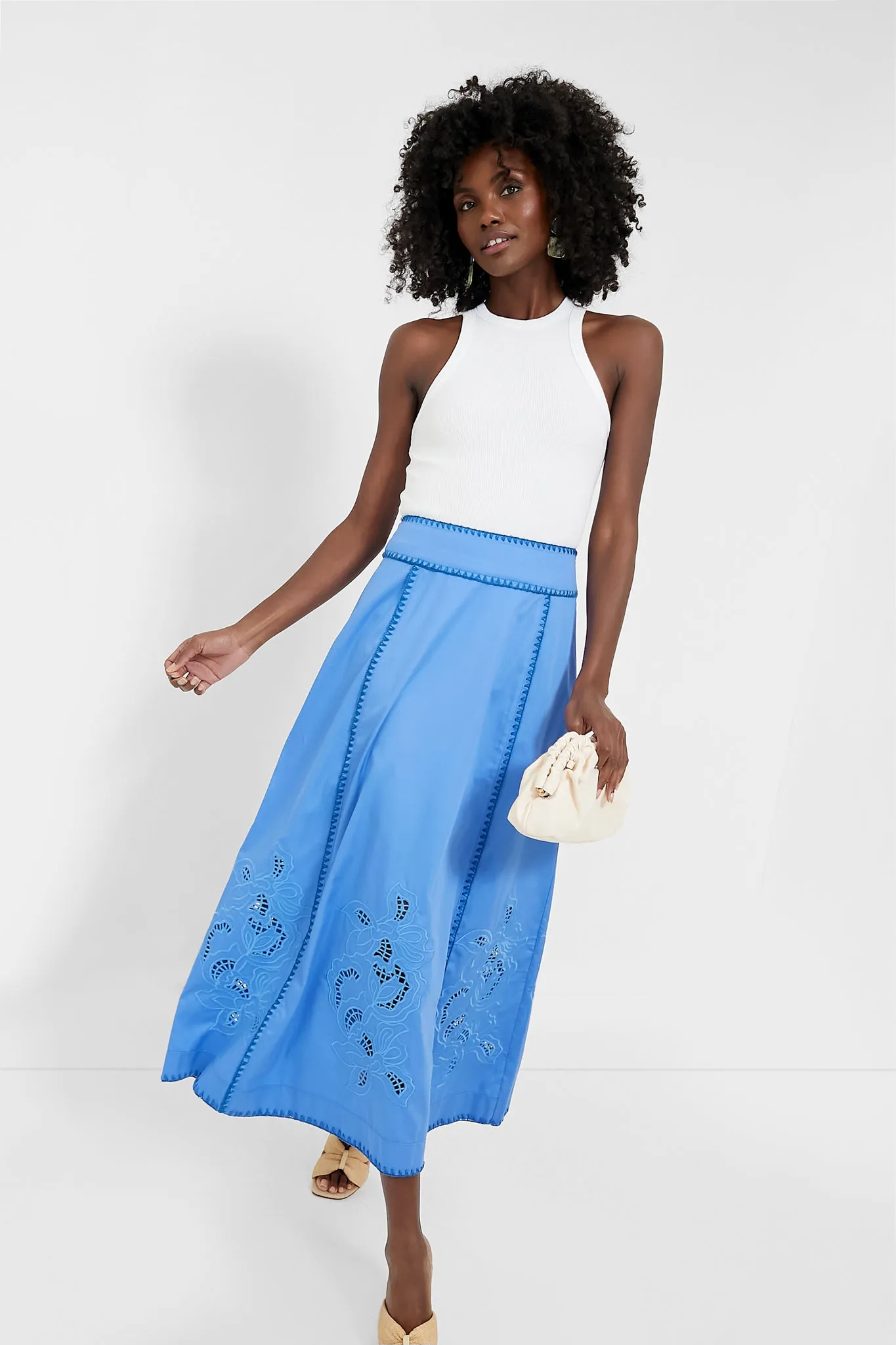 Blue Rosalie Skirt