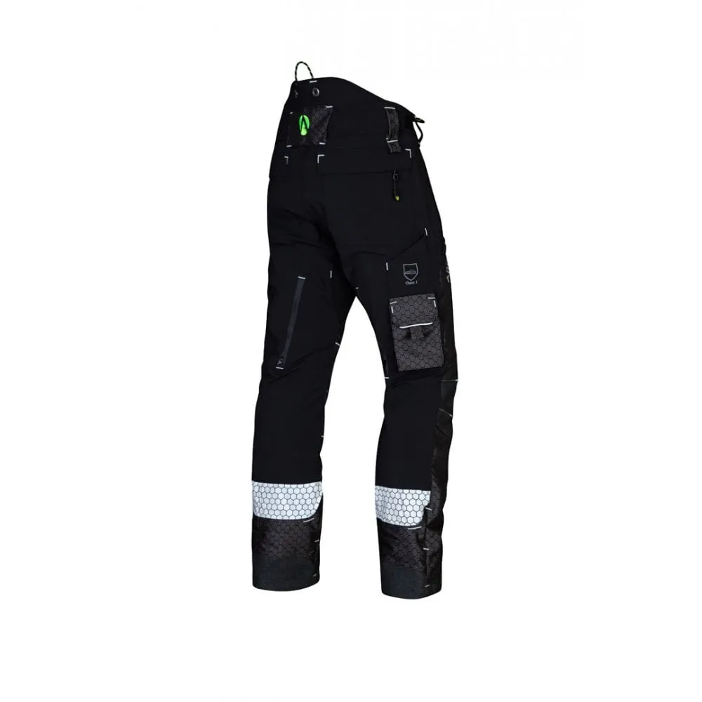 Breatheflex Pro Deep Forest Chainsaw Trousers Type C Black