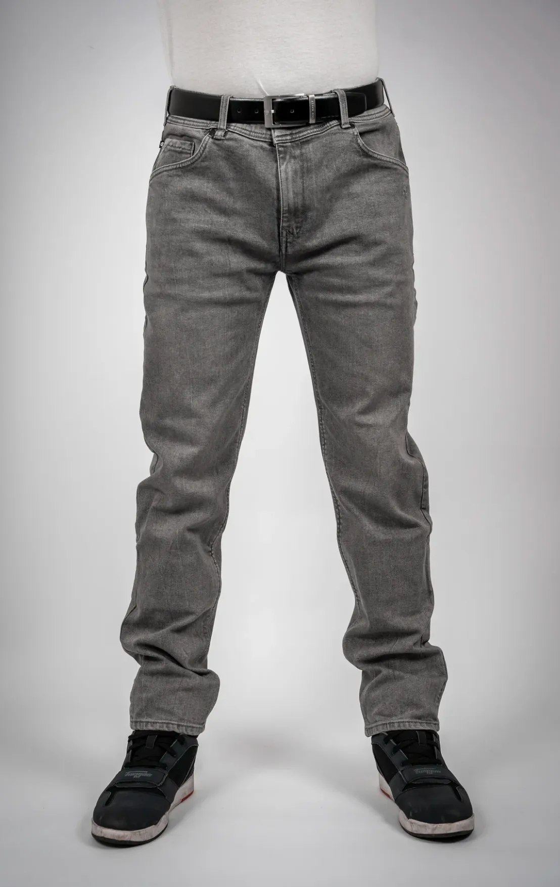 Bull-It Mens Mastiff Grey Slim Fit AA Armoured Riding Jeans