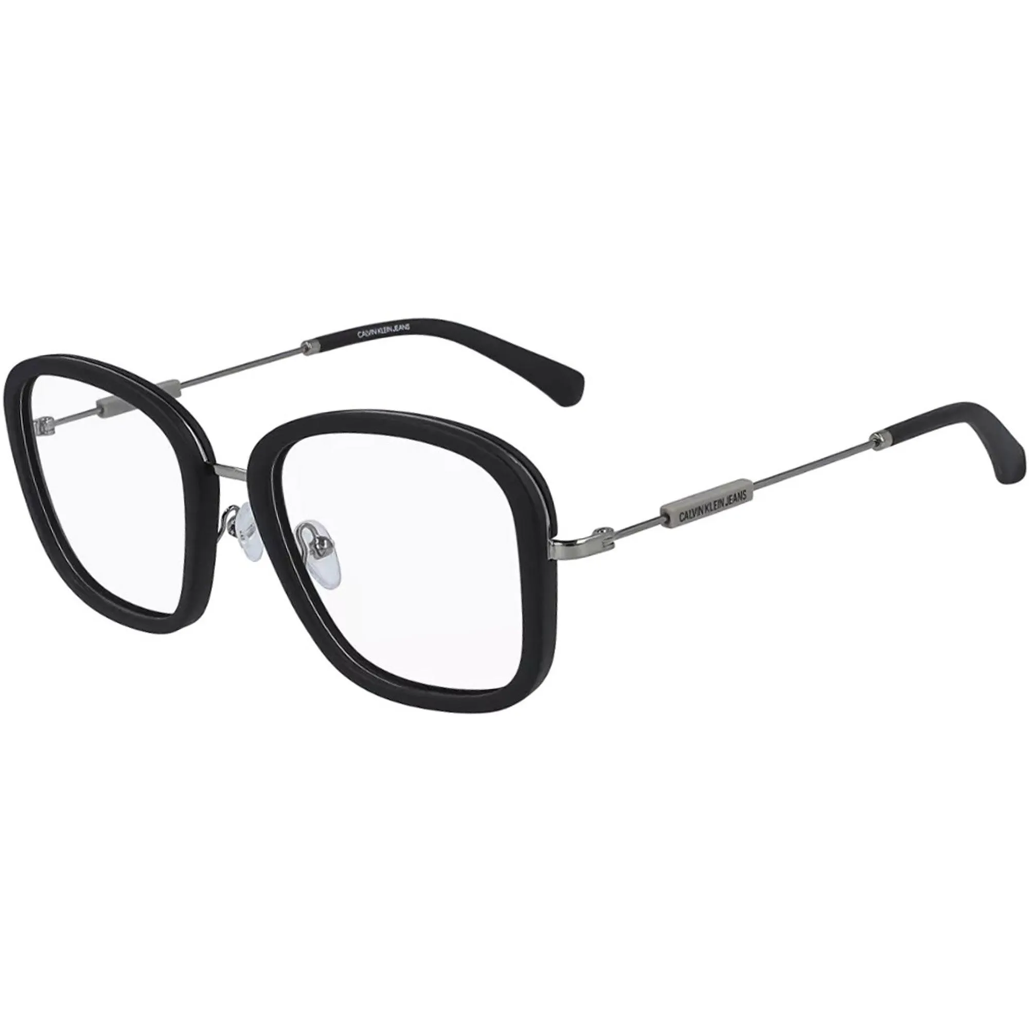 Calvin Klein Jeans Men's Eyeglasses - Matte Black Nylon Square Frame | CKJ19710 001