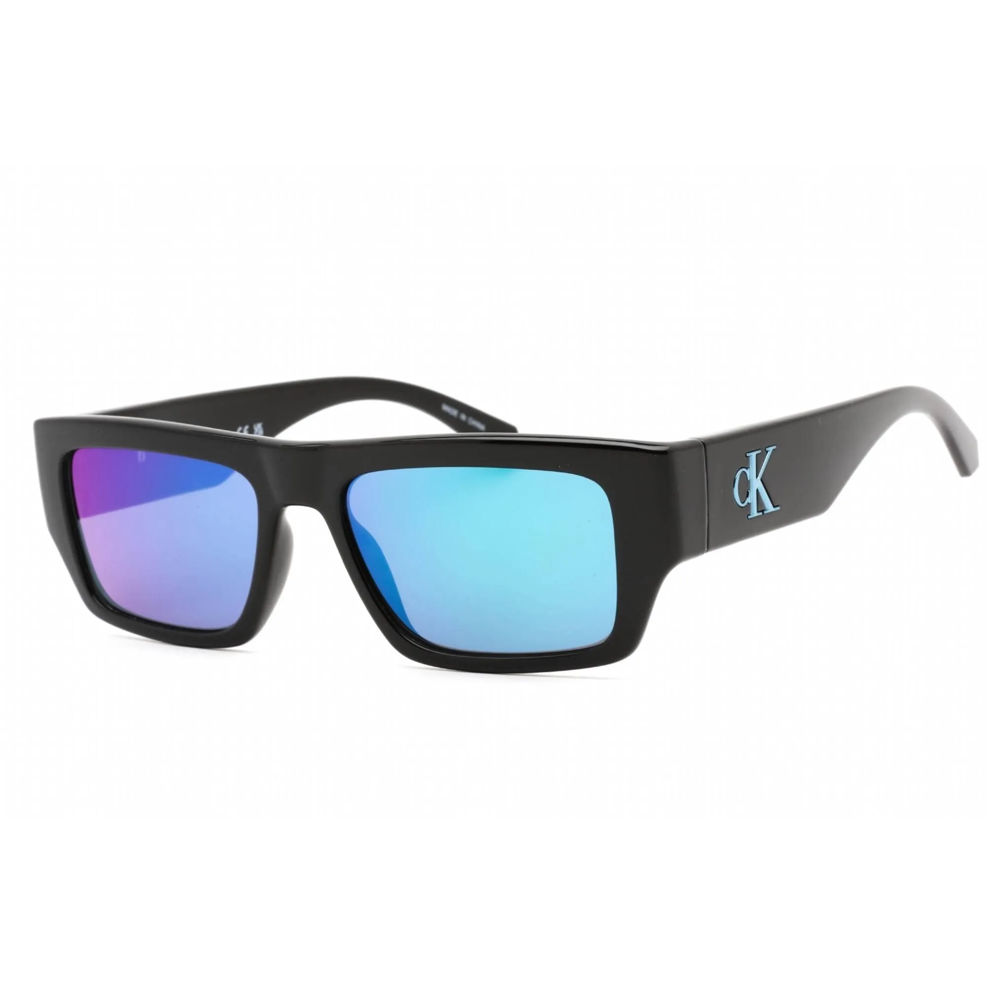 Calvin Klein Jeans Unisex Sunglasses - Black Rectangular Shape Frame | CKJ22635S 001