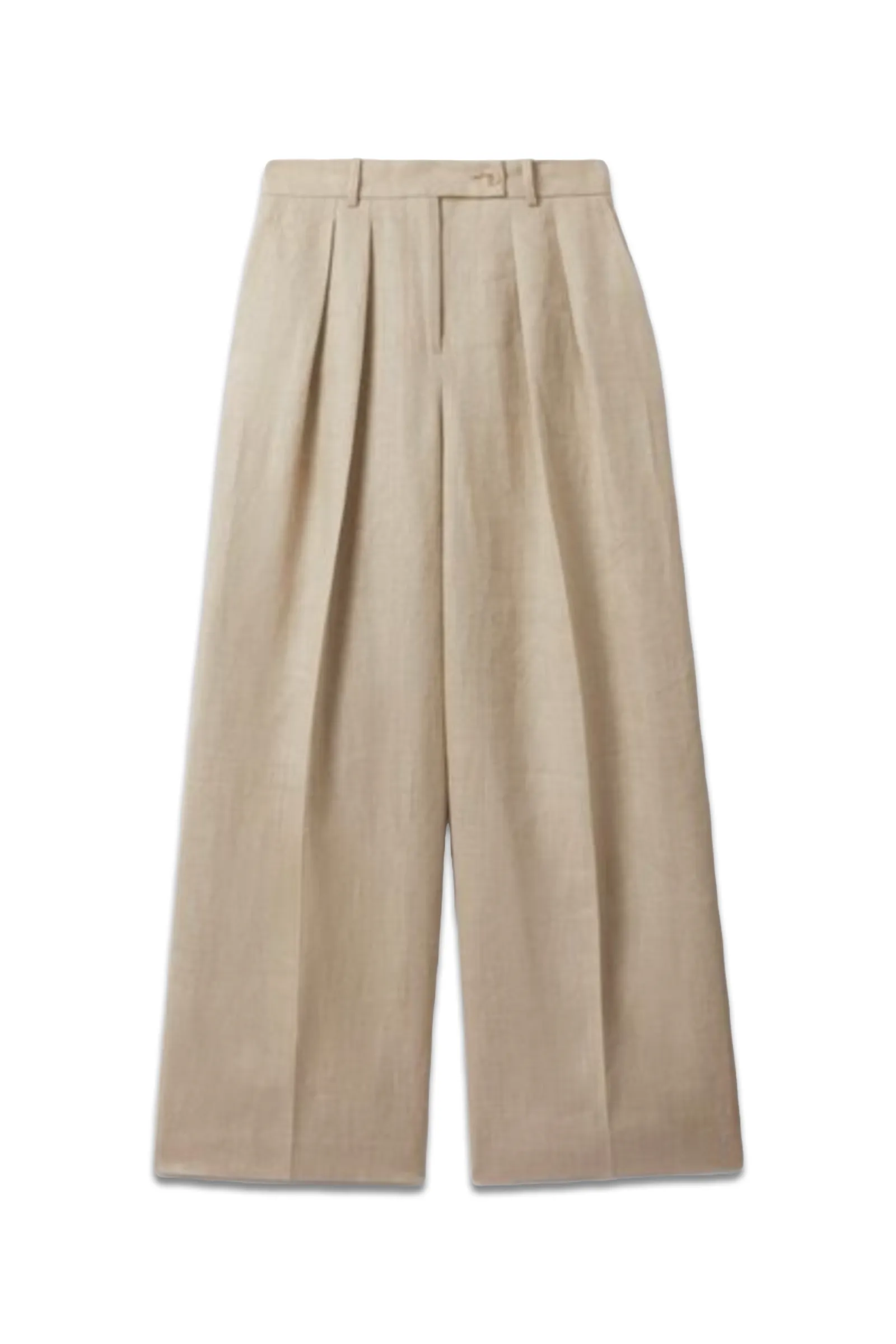 Cassie Linen Wide Leg Suit Trouser