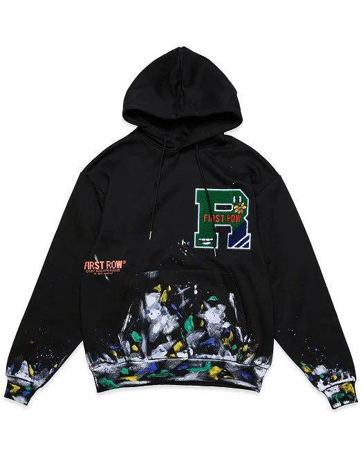 CHENILLE PATCH & HAND PAINT HOODIE