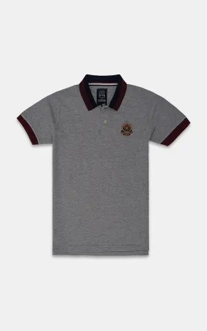 CLASSIC  POLO SHIRT HEATHER GREY