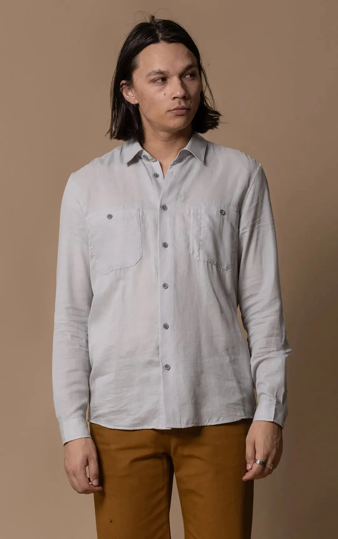 COTTON HEMP LIGHTWEIGHT SHIRT - CLEARANCE