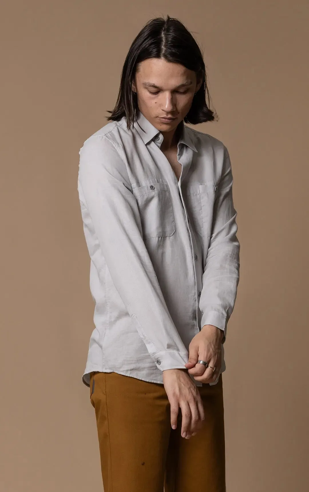 COTTON HEMP LIGHTWEIGHT SHIRT - CLEARANCE