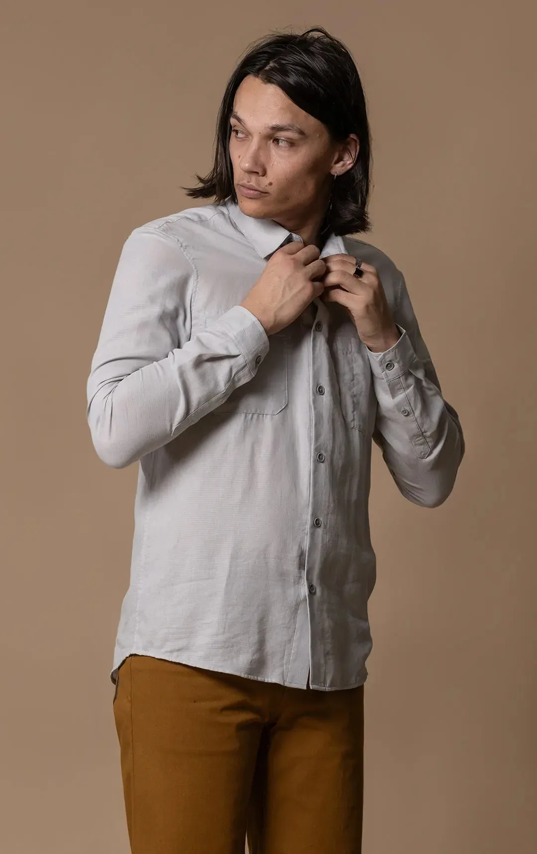 COTTON HEMP LIGHTWEIGHT SHIRT - CLEARANCE