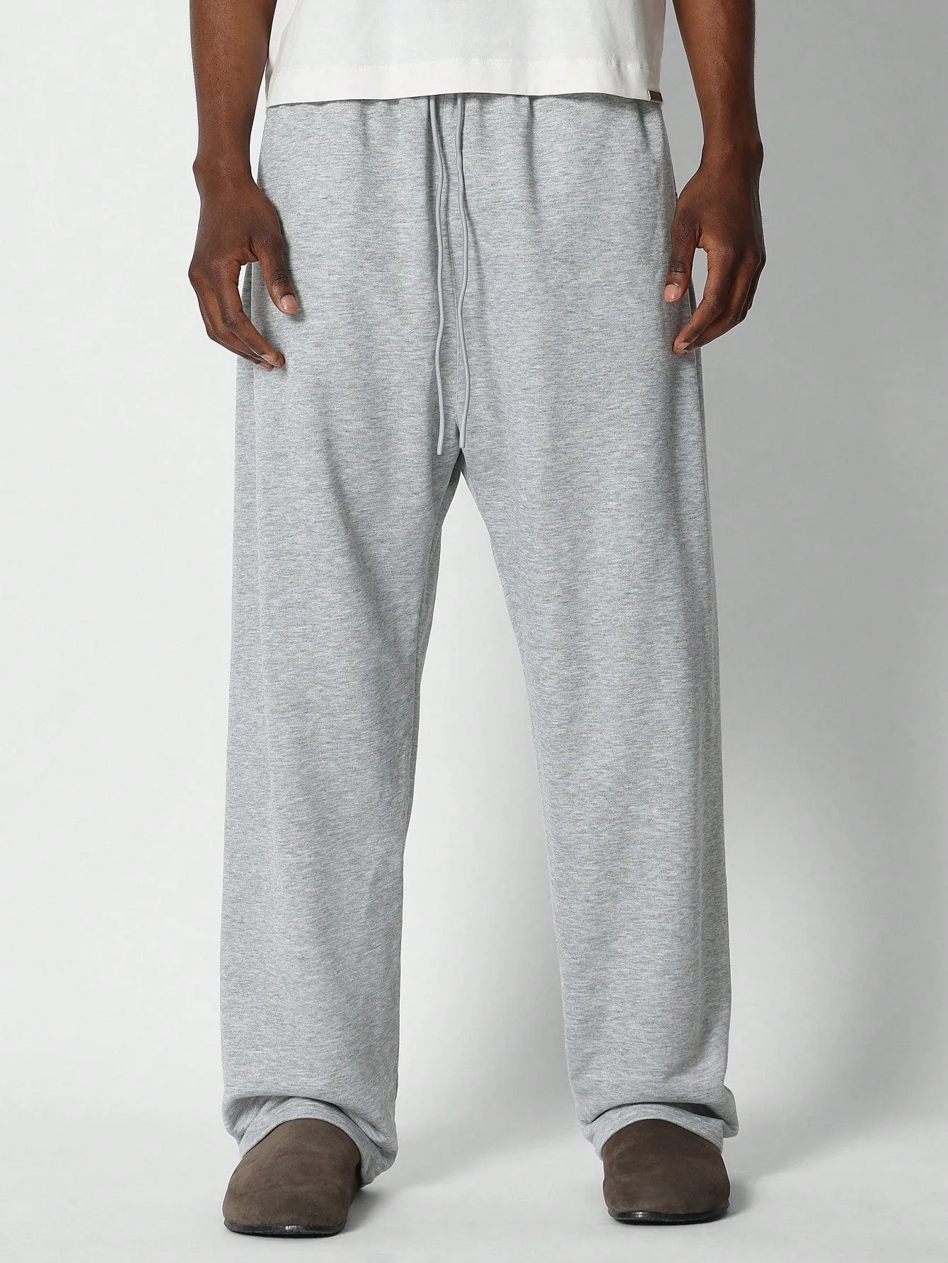 Drop Crotch Loop Back Essential Jogger