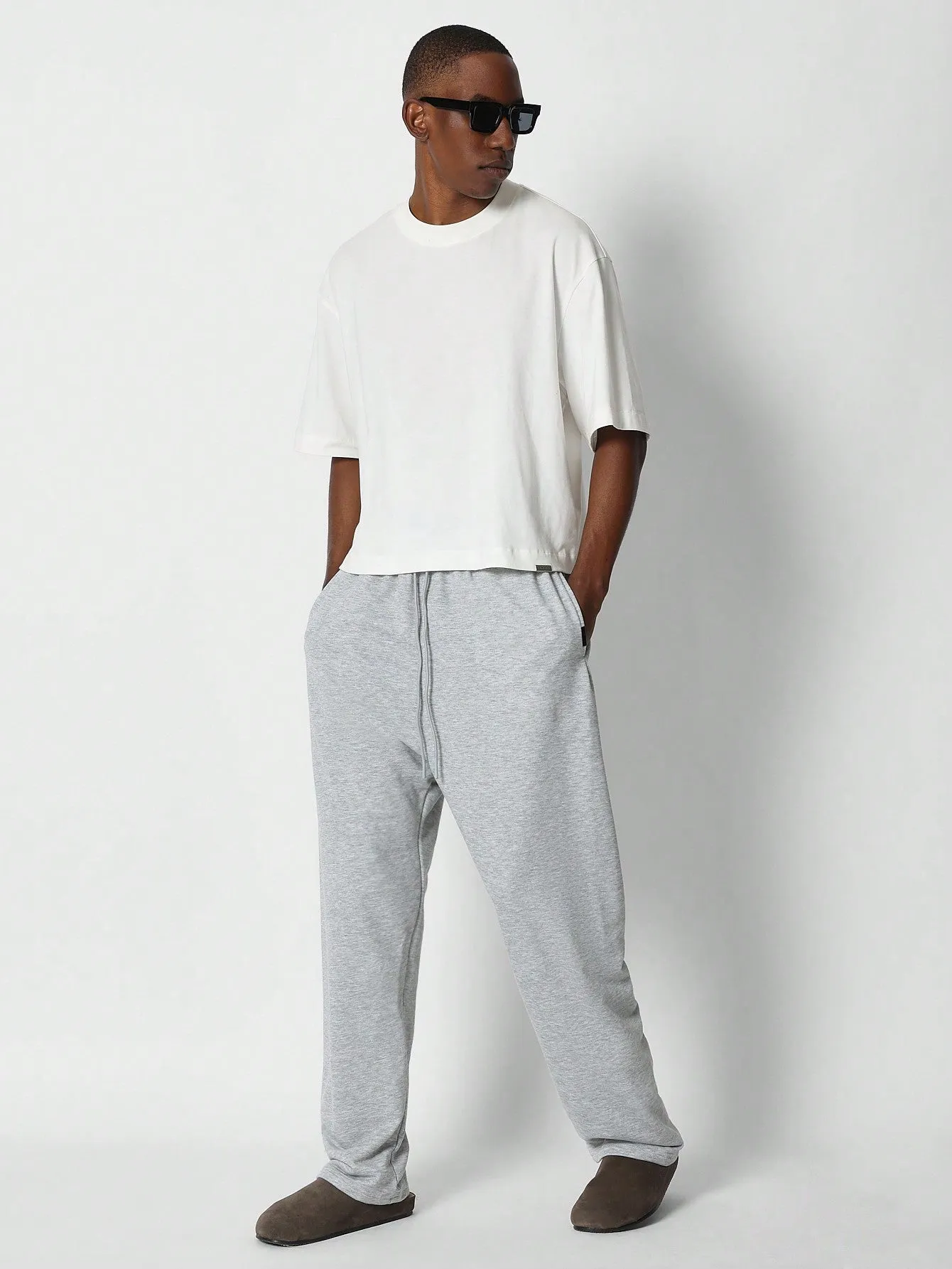 Drop Crotch Loop Back Essential Jogger