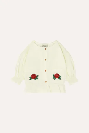 Flower Embroidery Top