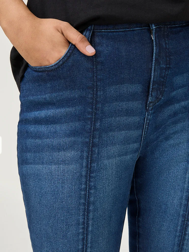 Gia Blue Slim - Fit High - Rise Jeans