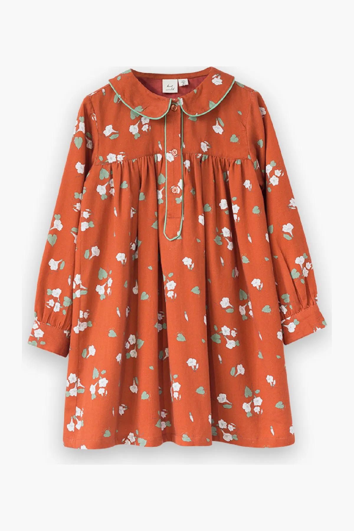 Girls Dress Beet World Amelia Orange