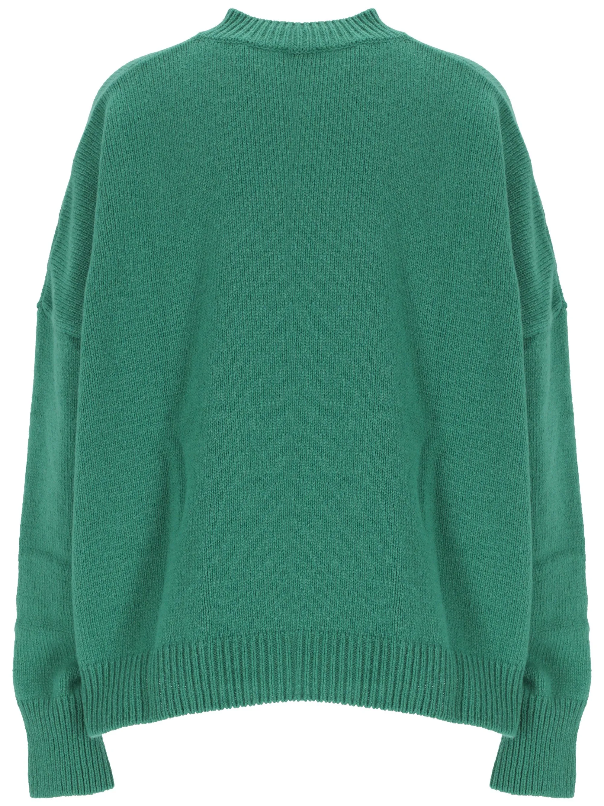 Grass Green Merino Wool Sweater