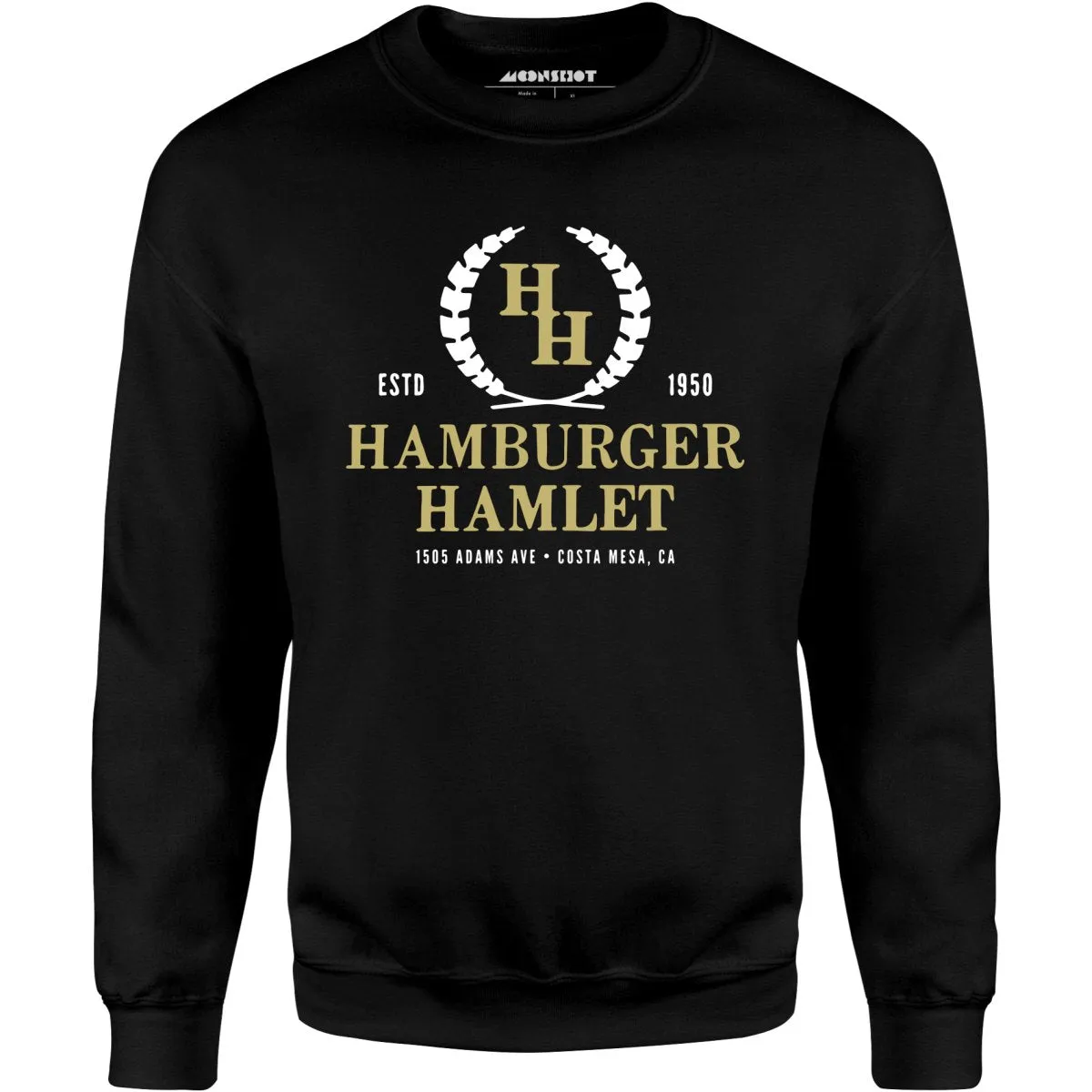 Hamburger Hamlet - Costa Mesa, CA - Vintage Restaurant - Unisex Sweatshirt