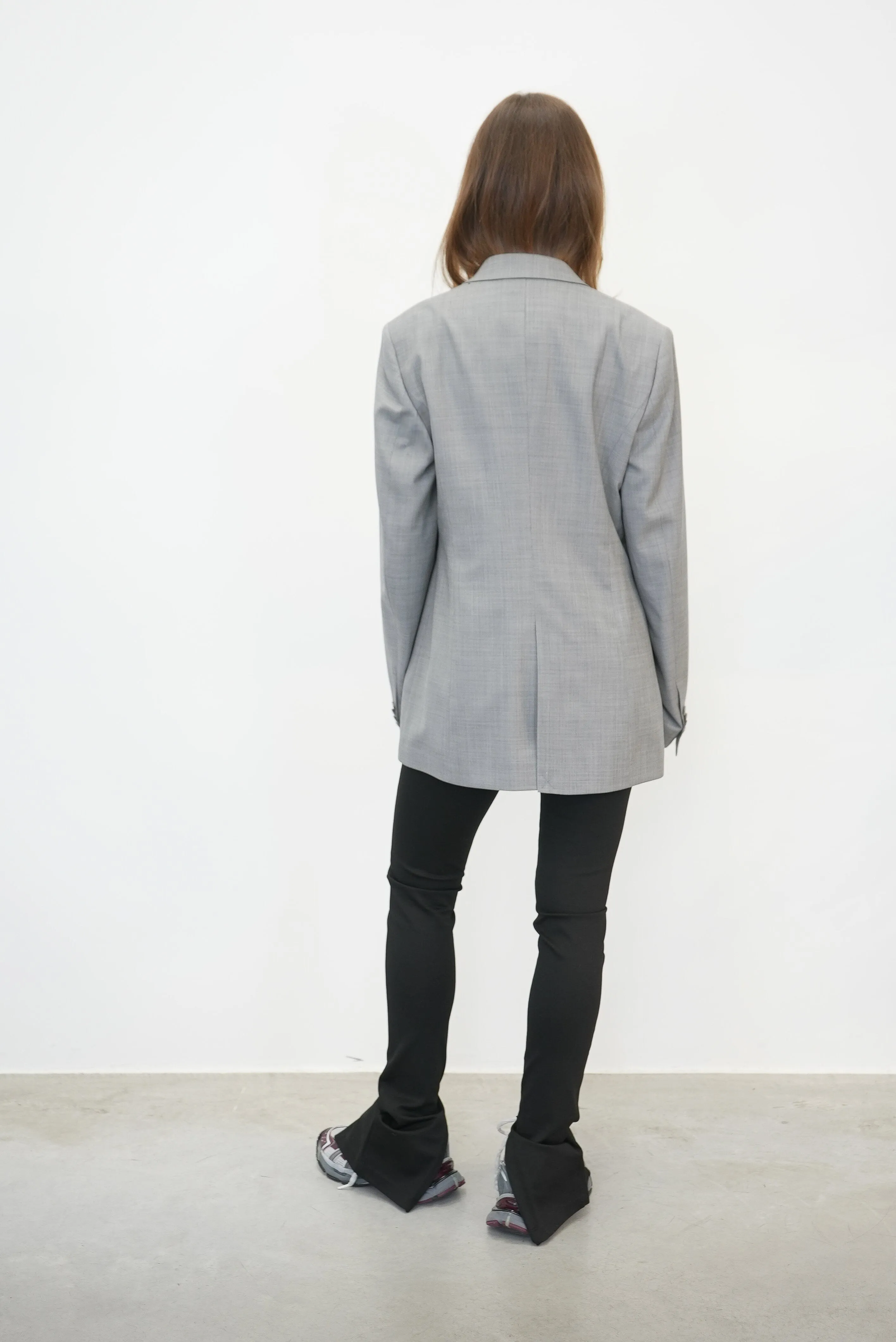 HENDRIX BLAZER IN GREY MELANGE