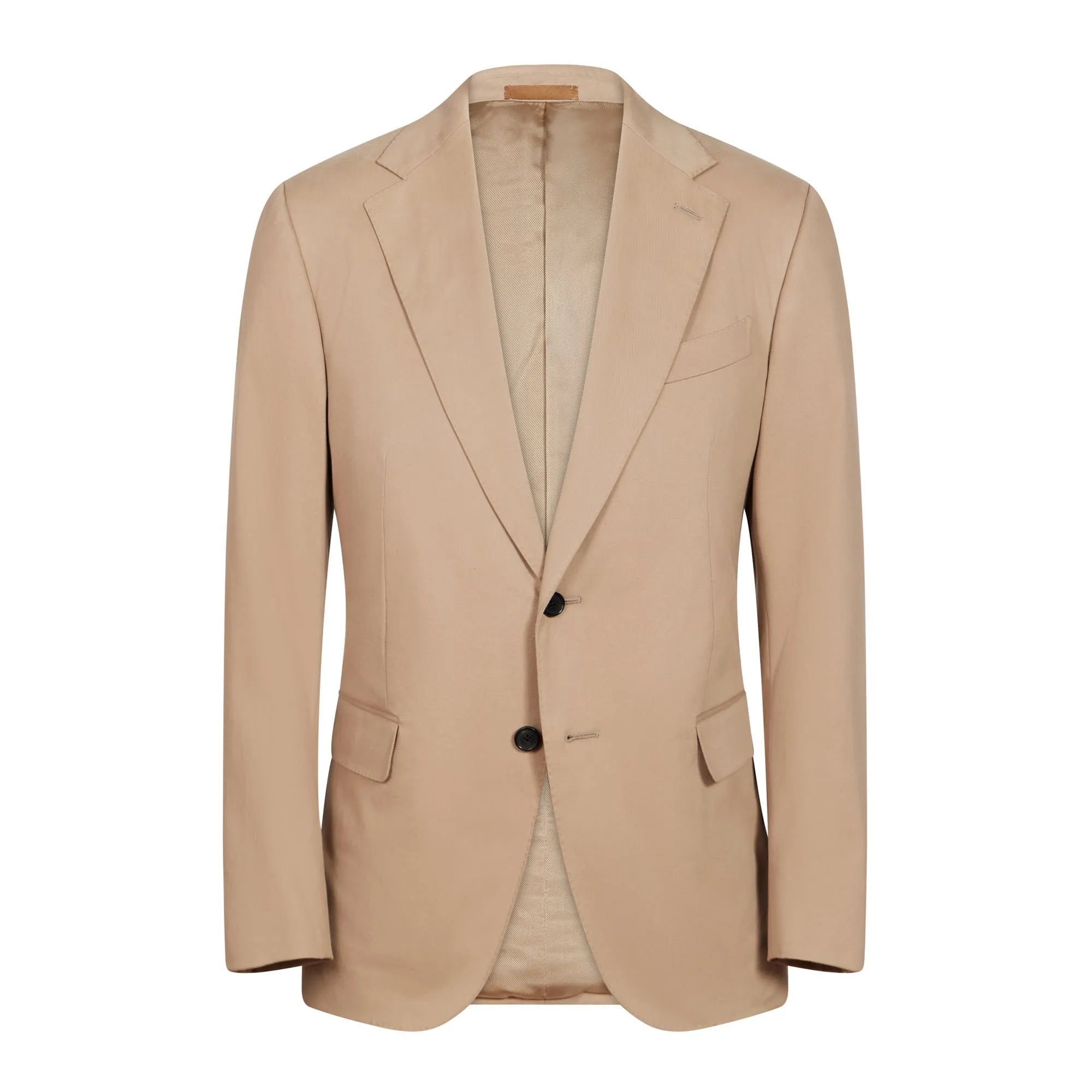 HENRY SARTORIAL X CARUSO Single Breasted 2 Button Norma Suit BEIGE REG