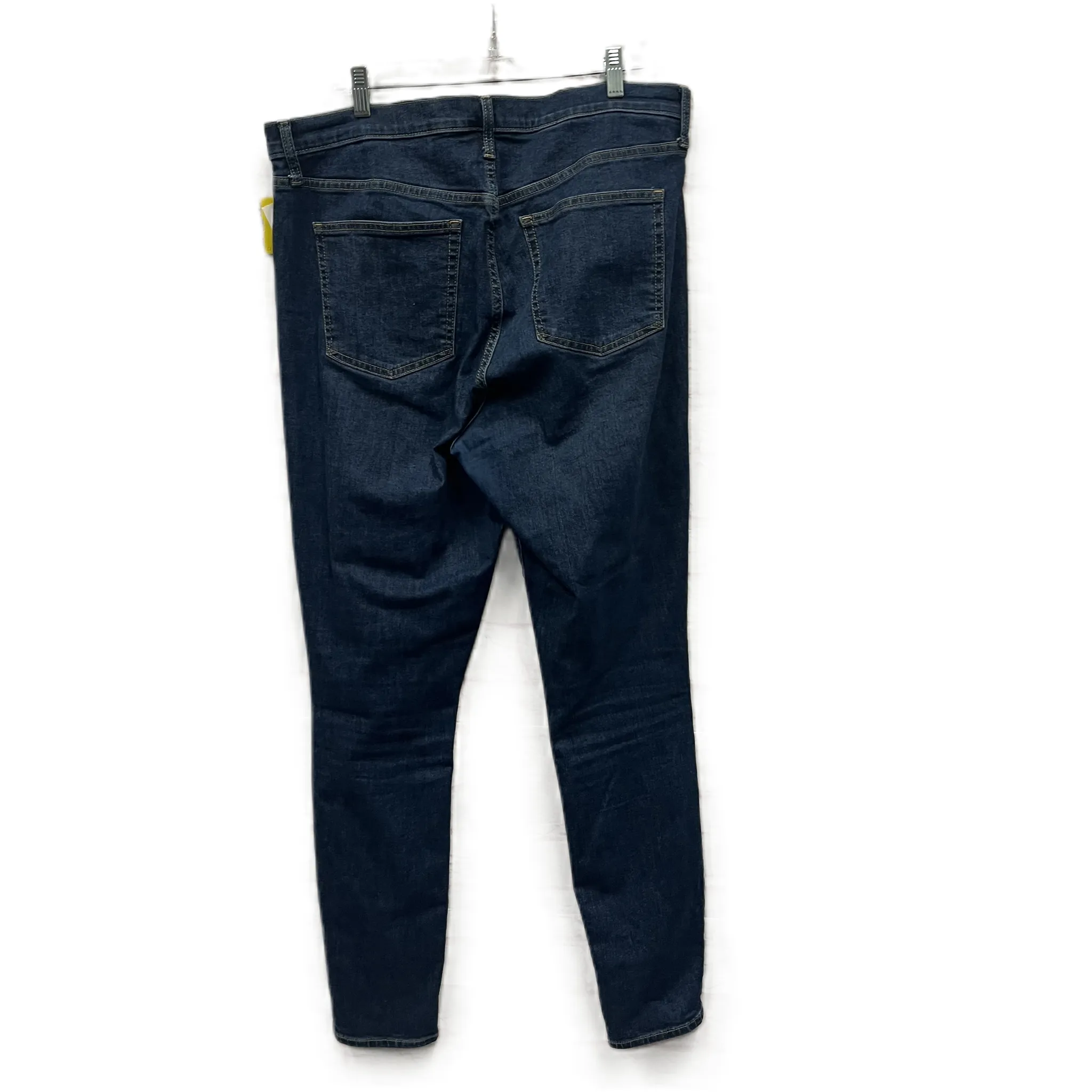 Jeans Skinny By Gap In Blue Denim, Size: 16