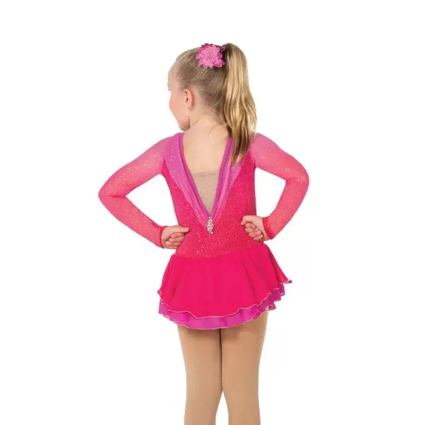 Jerry's Girl's 606 Fuchsia Fire Figure Skating Dress