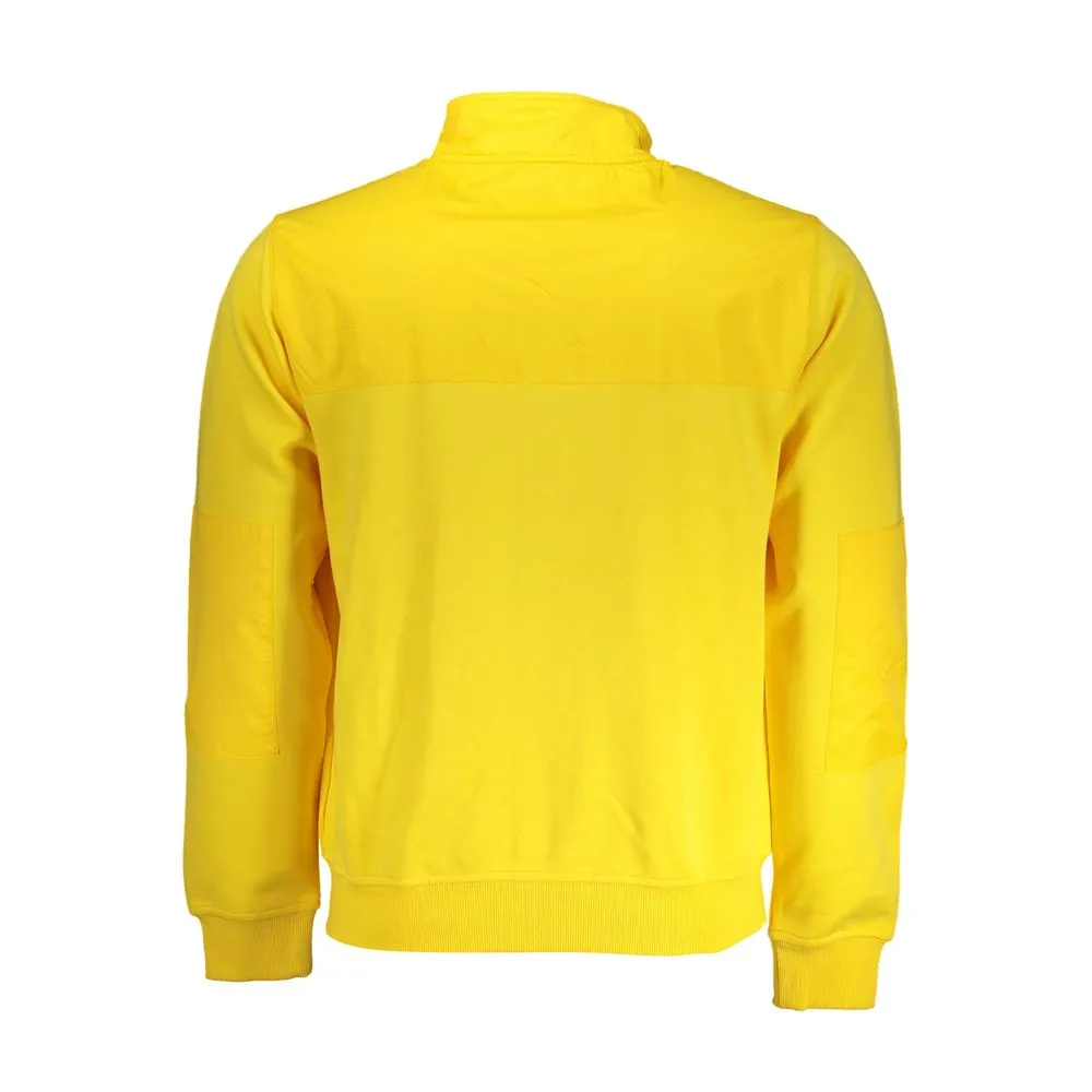 K-WAY Sunshine Yellow Long-Sleeved Zip Sweatshirt