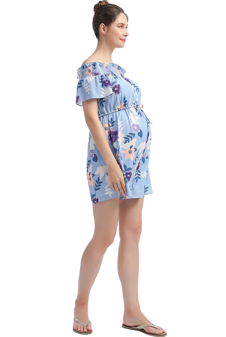 Kimi   Kai Maternity "Renee" Lounge Romper