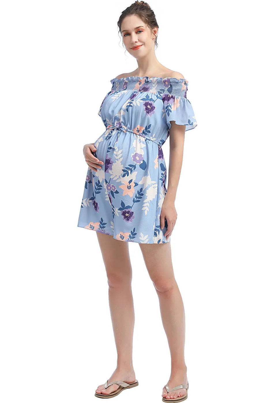 Kimi   Kai Maternity "Renee" Lounge Romper