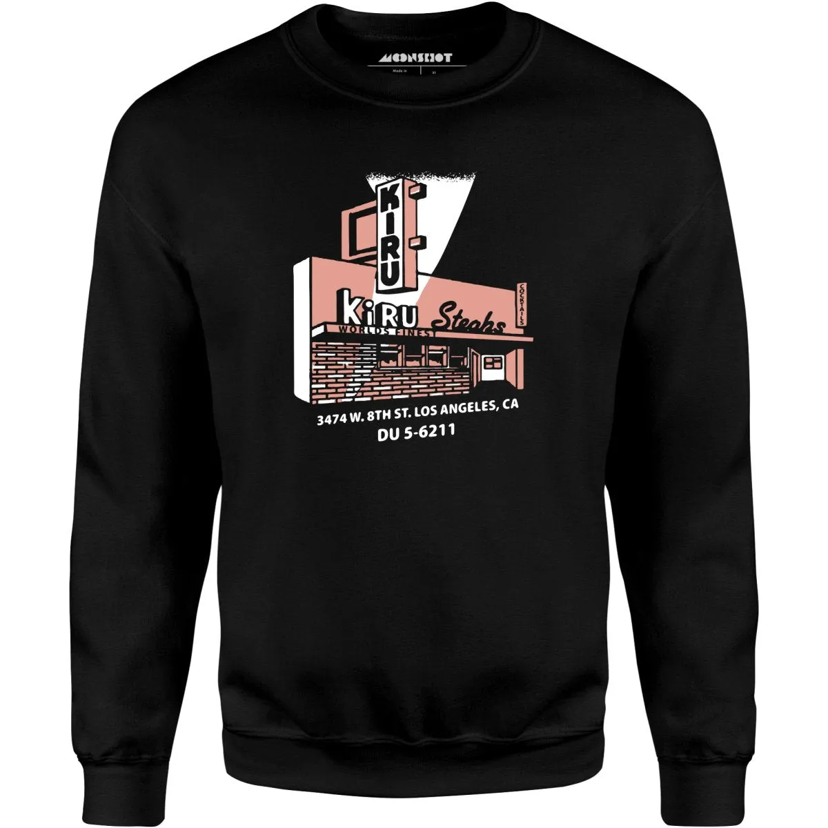 Kiru Steaks - Los Angeles, CA - Vintage Restaurant - Unisex Sweatshirt