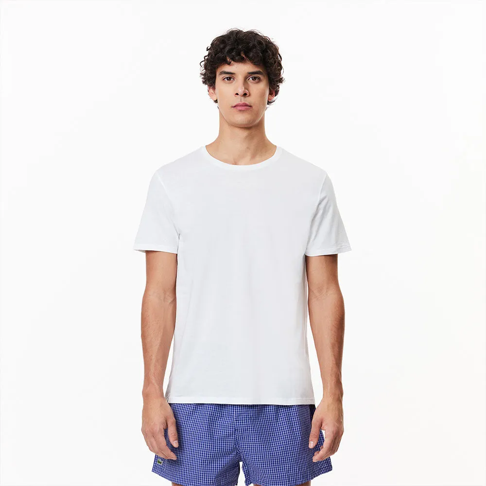 Lacoste 3 Pack Crew T-Shirt  White