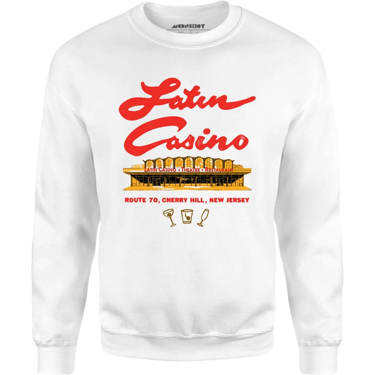 Latin Casino v3 - Cherry Hill, NJ - Vintage Nightclub - Unisex Sweatshirt