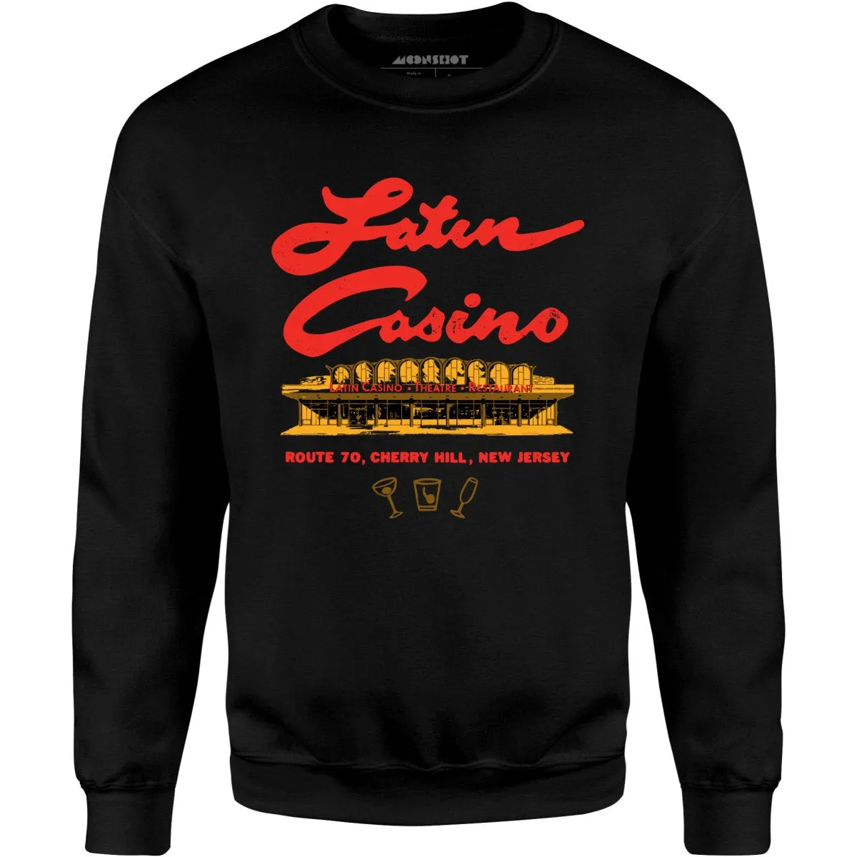 Latin Casino v3 - Cherry Hill, NJ - Vintage Nightclub - Unisex Sweatshirt