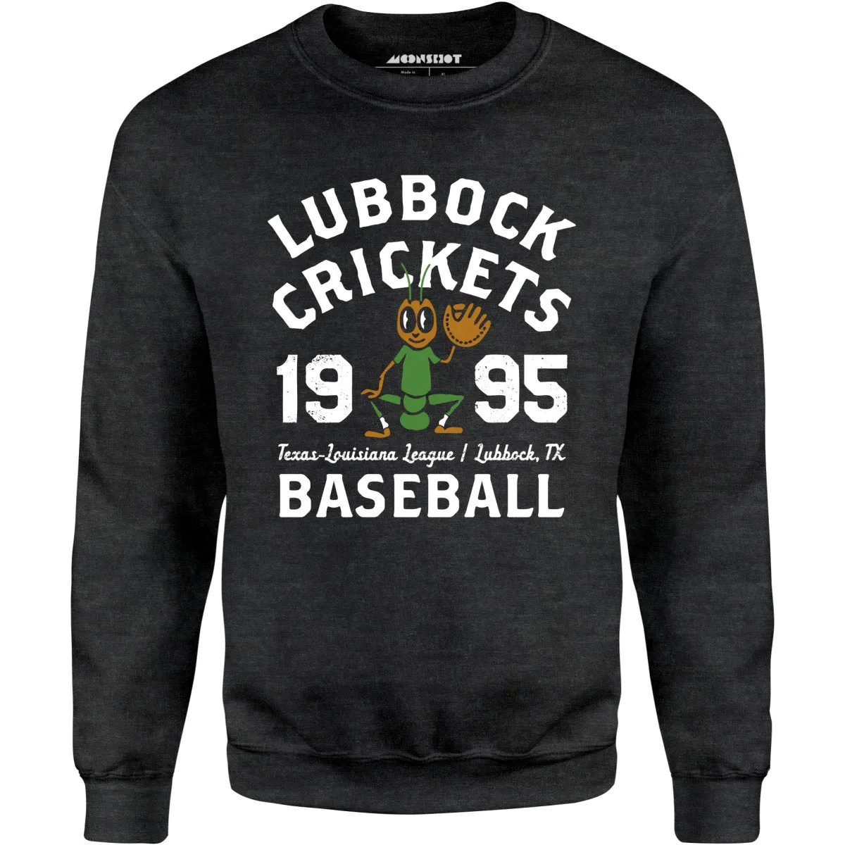 Lubbock Crickets - Texas - Vintage Defunct Baseball Teams - Unisex Sweatshirt