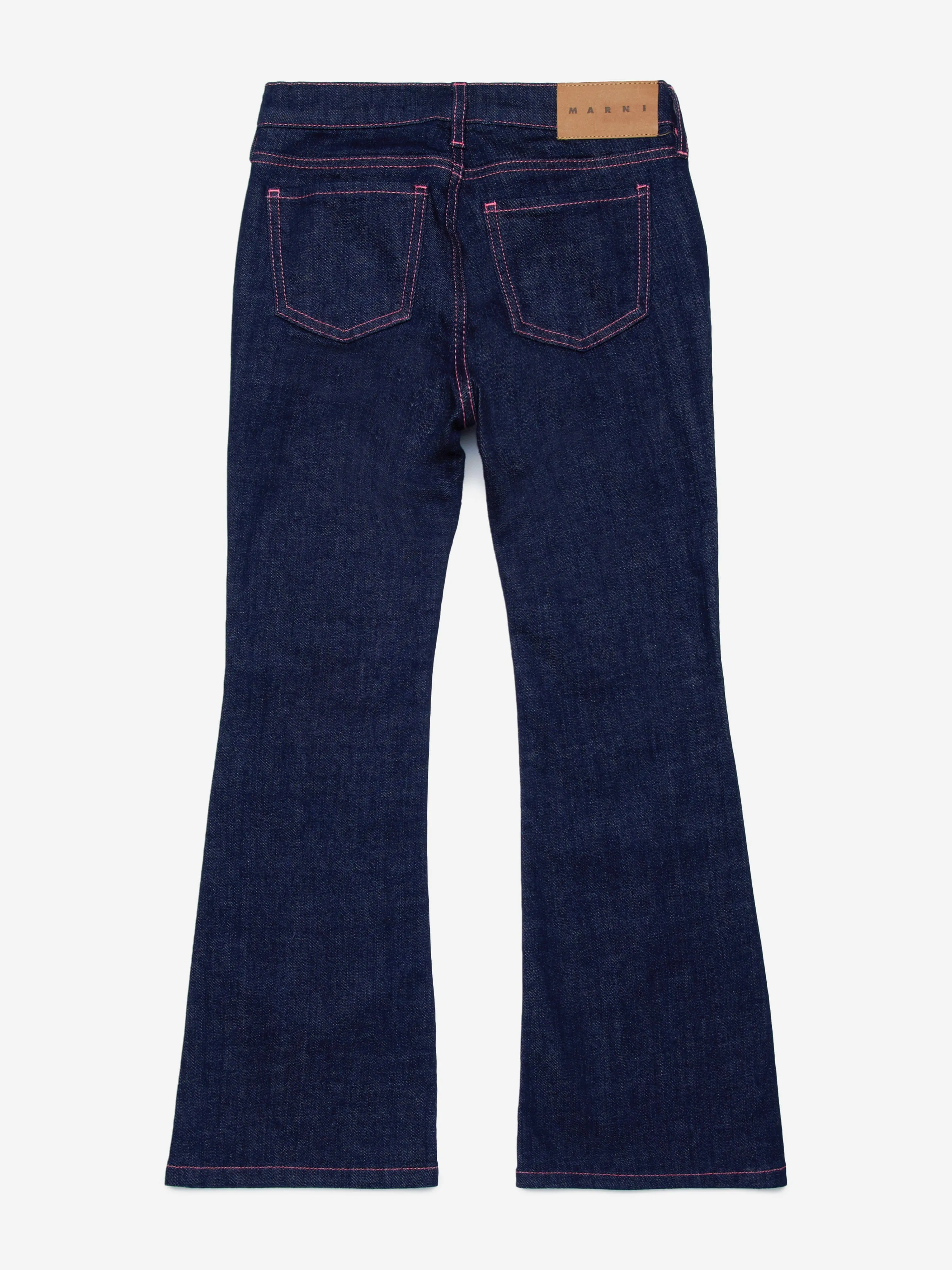 MARNI Girls Flared Jeans in Blue