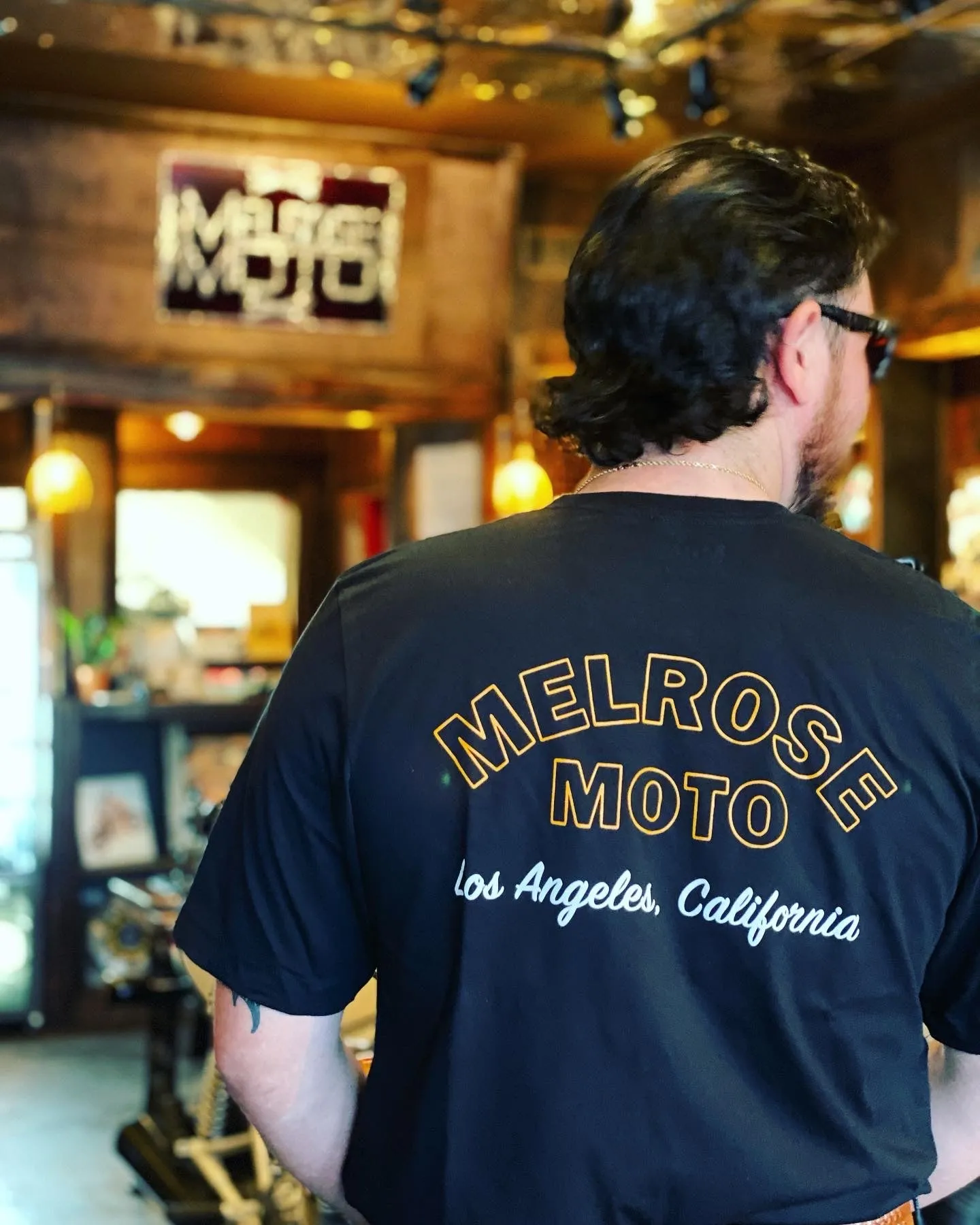 Melrose Moto Classic Black Tee [FINAL SALE]