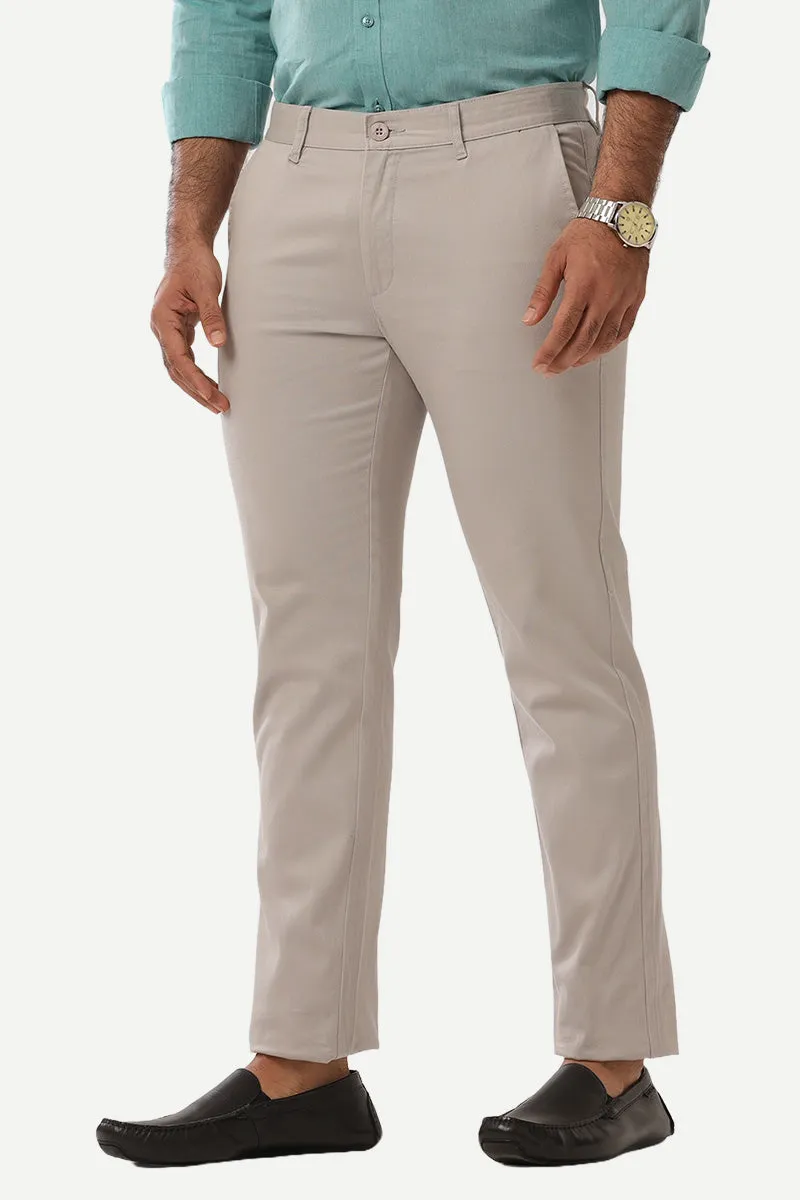 Monaco - Light Grey Trouser For Men | Ariser