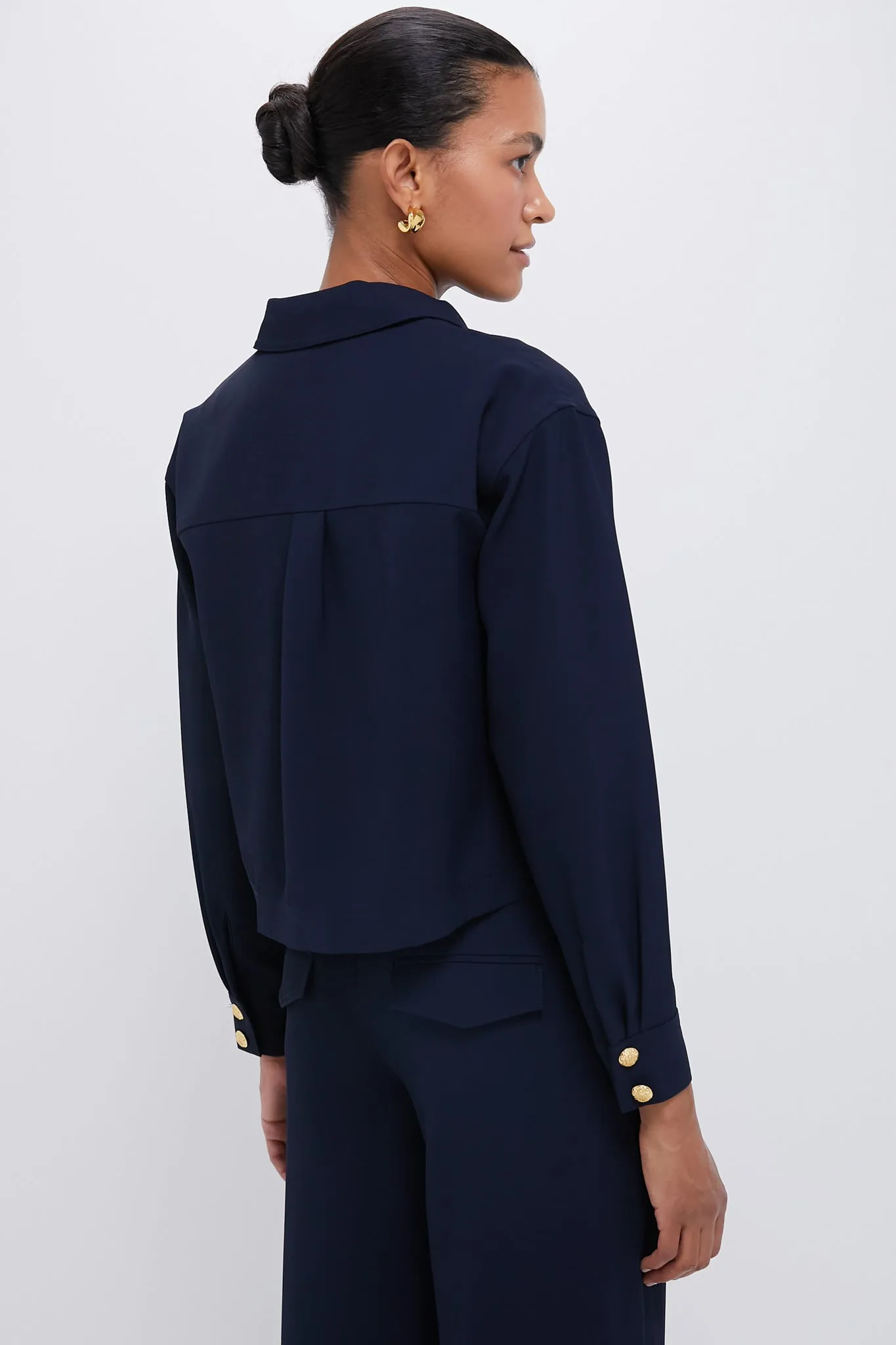 Navy Colvin Top