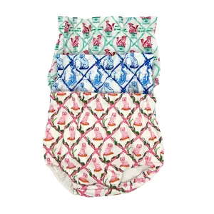 New! Willa Heart Cotton Bloomer Trio: Little Goodall   Willa Heart Collection