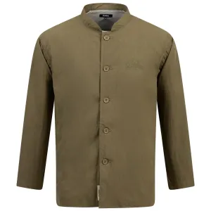 Nylon Band Collar Jacket Military Green - 2024